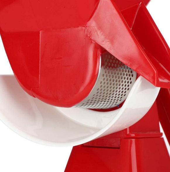 Rigamonti Master Tomato Press with Container Red