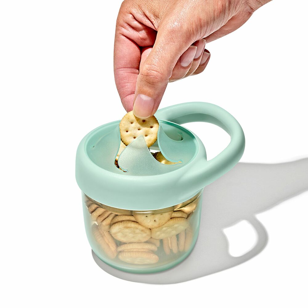 OXO Tot Snack Cup with Lid 2 Pack (Opal & Dusk)
