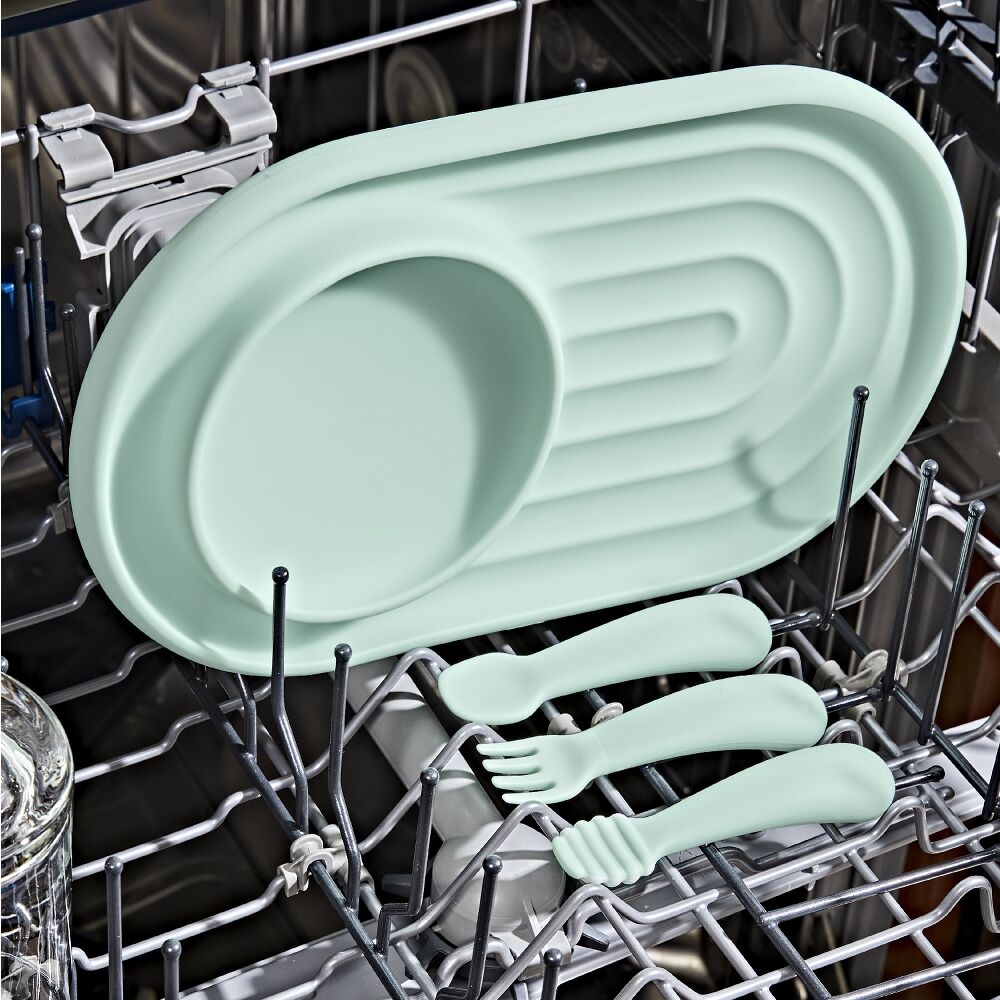 OXO Tot Mini Fork & Spoon Set (Opal)