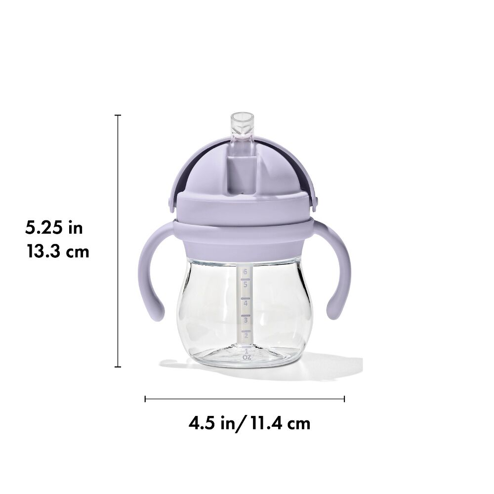 OXO Tot Transitions Straw Cup with Removable Handles (Lilac)
