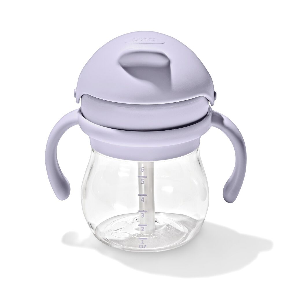 OXO Tot Transitions Straw Cup with Removable Handles (Lilac)