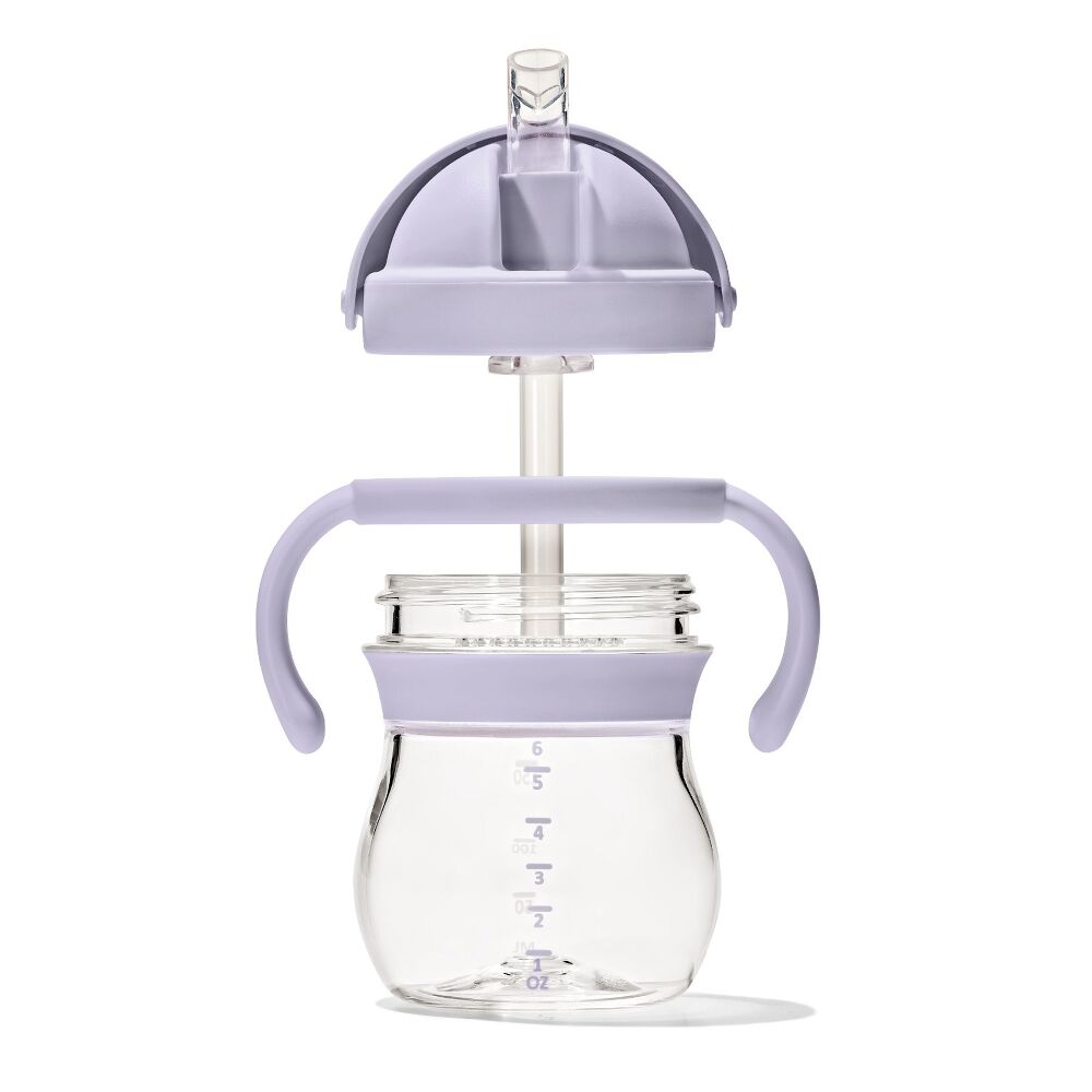 OXO Tot Transitions Straw Cup with Removable Handles (Lilac)