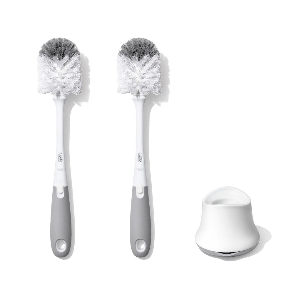 OXO Tot Bottle Brush Bundle Set (Pebble)