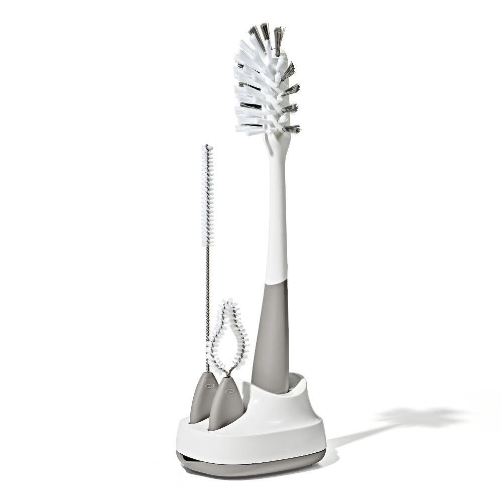 OXO Tot Water Bottle & Straw Cup Cleaning Set (Pebble)
