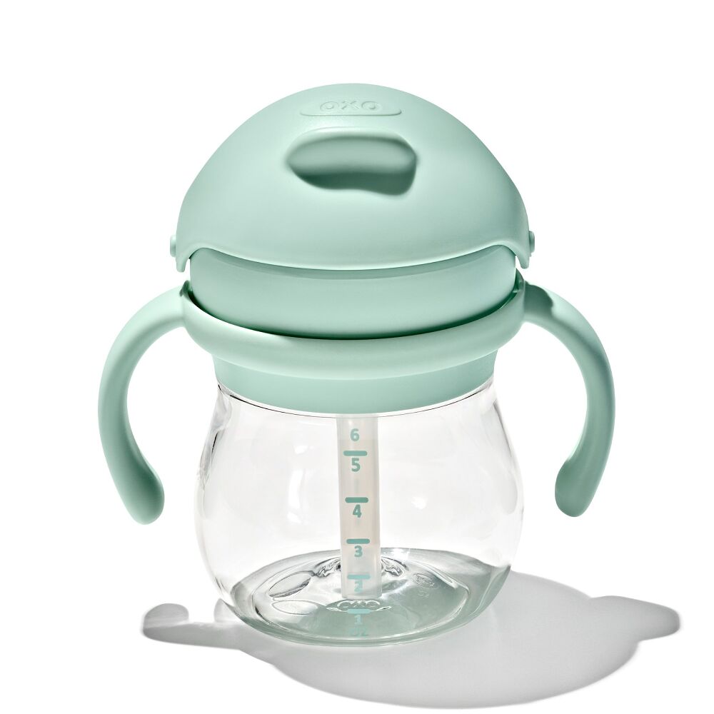 OXO Tot Transitions Straw Cup with Removable Handles (Opal)
