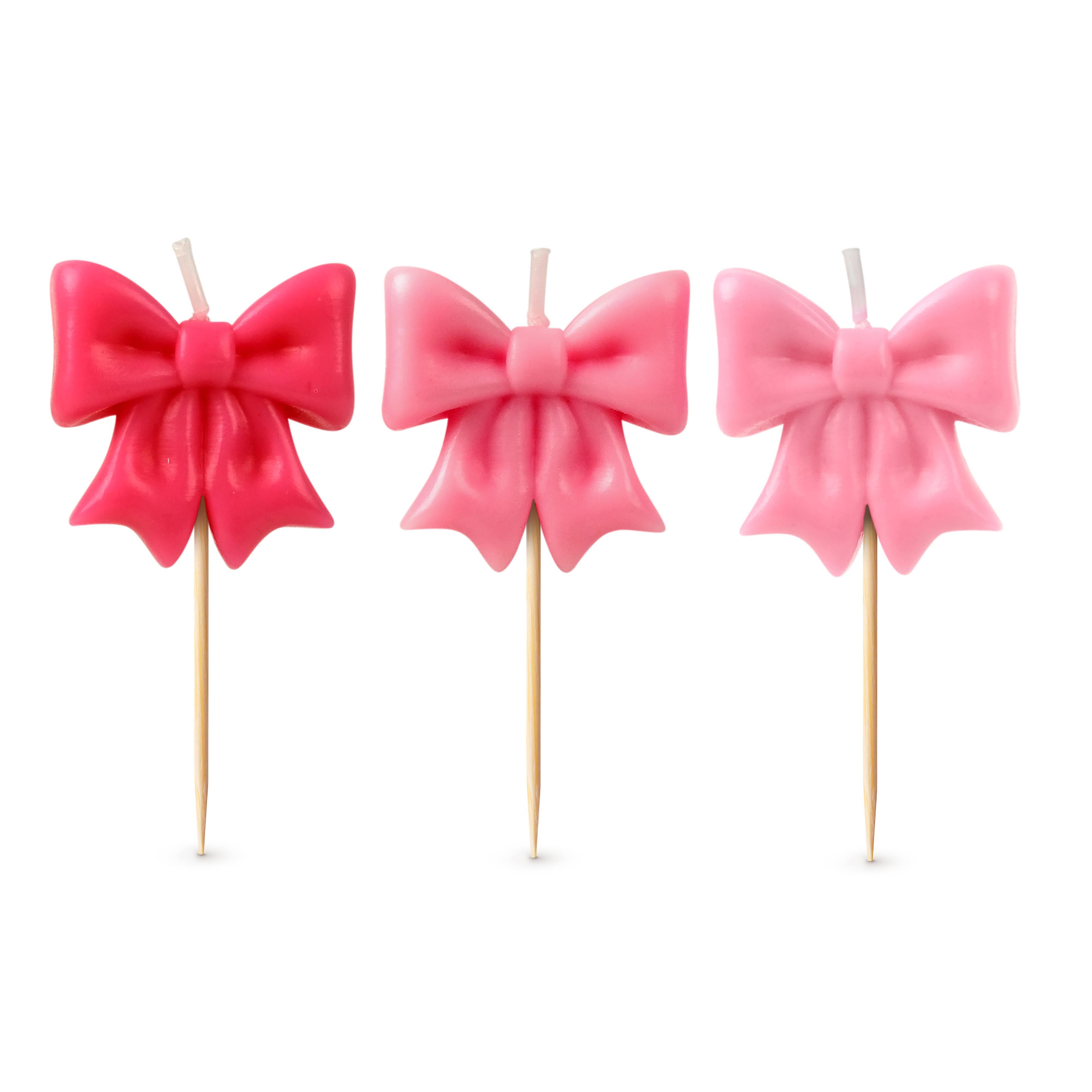 Fred Wrap Party Birthday Candles 5 Piece Set Pink