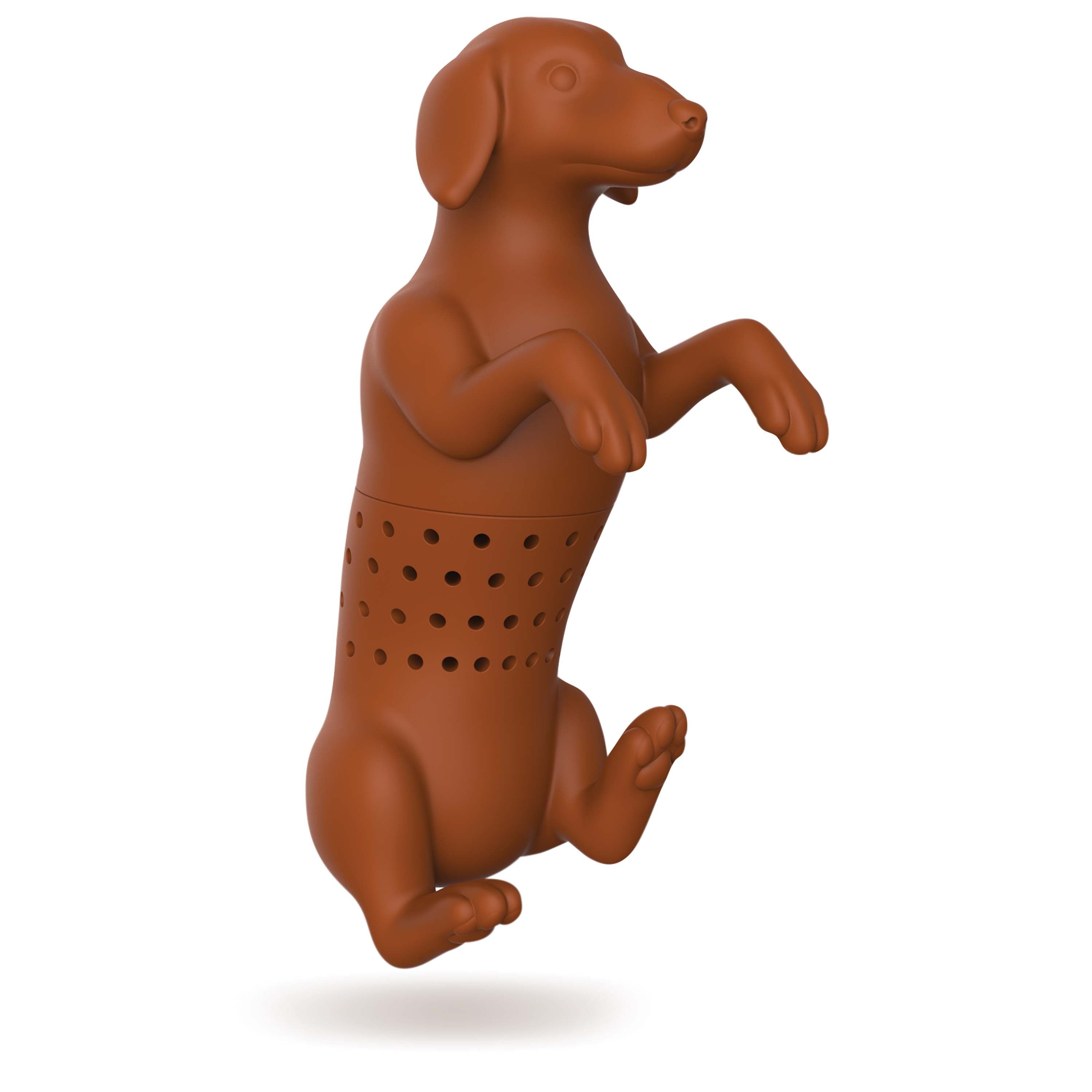 Fred Hot Dog Dog Tea Infuser Brown