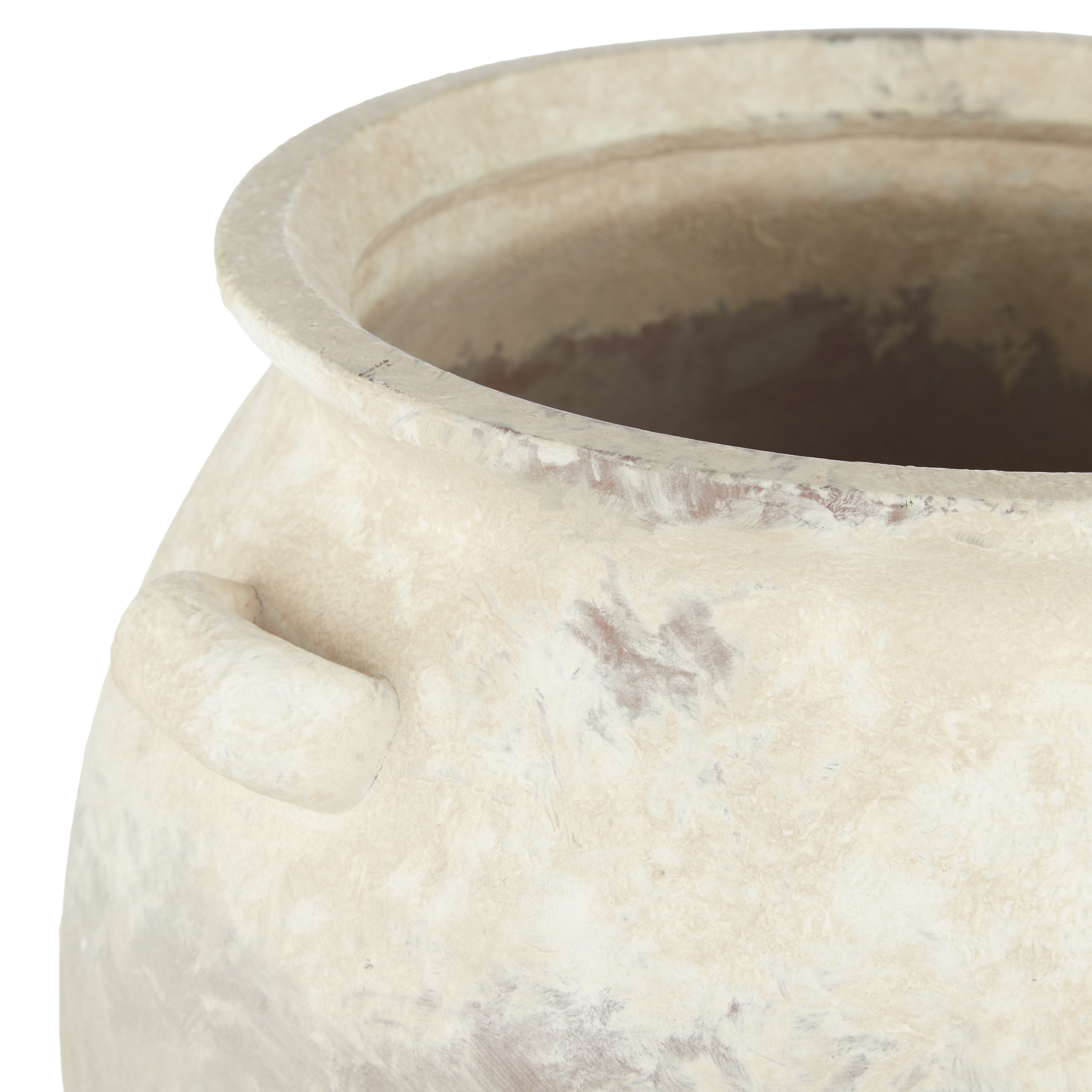 Amalfi Inga Ceramic Vase Aged White