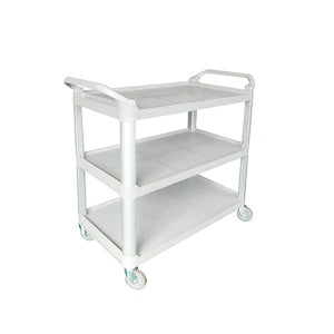 CaterRax Grey Utility Trolley - 3 Shelf (845x430x950mm)