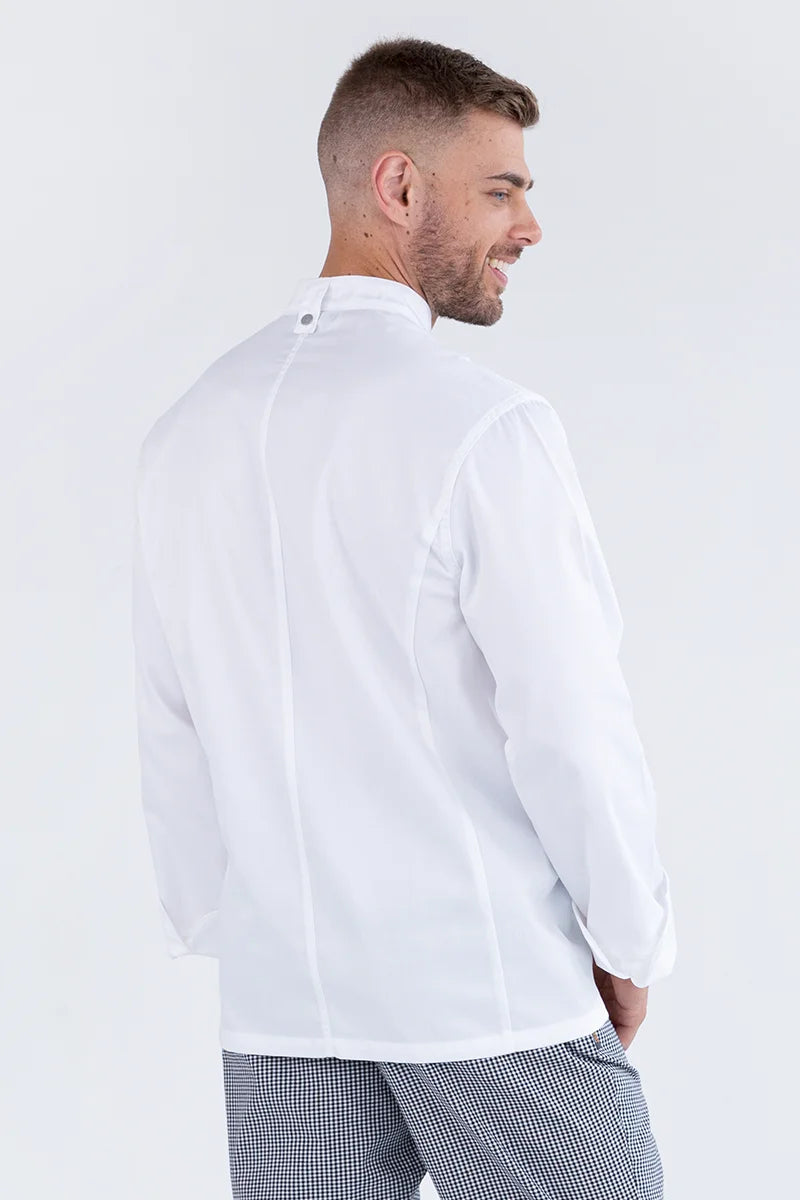Aussie Chef Traditional White Long Sleeve Jacket - 2XL