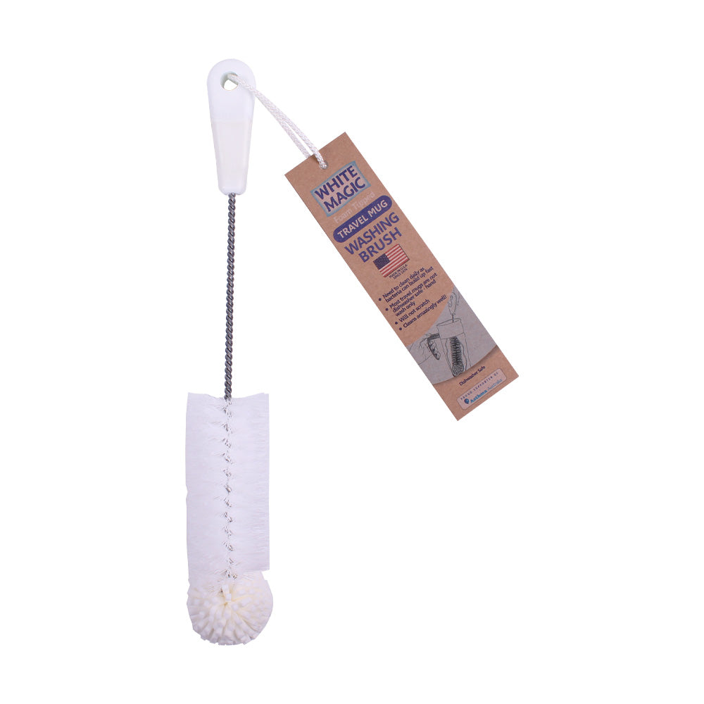 Foam Tipped Travel Mug Washing Brush
