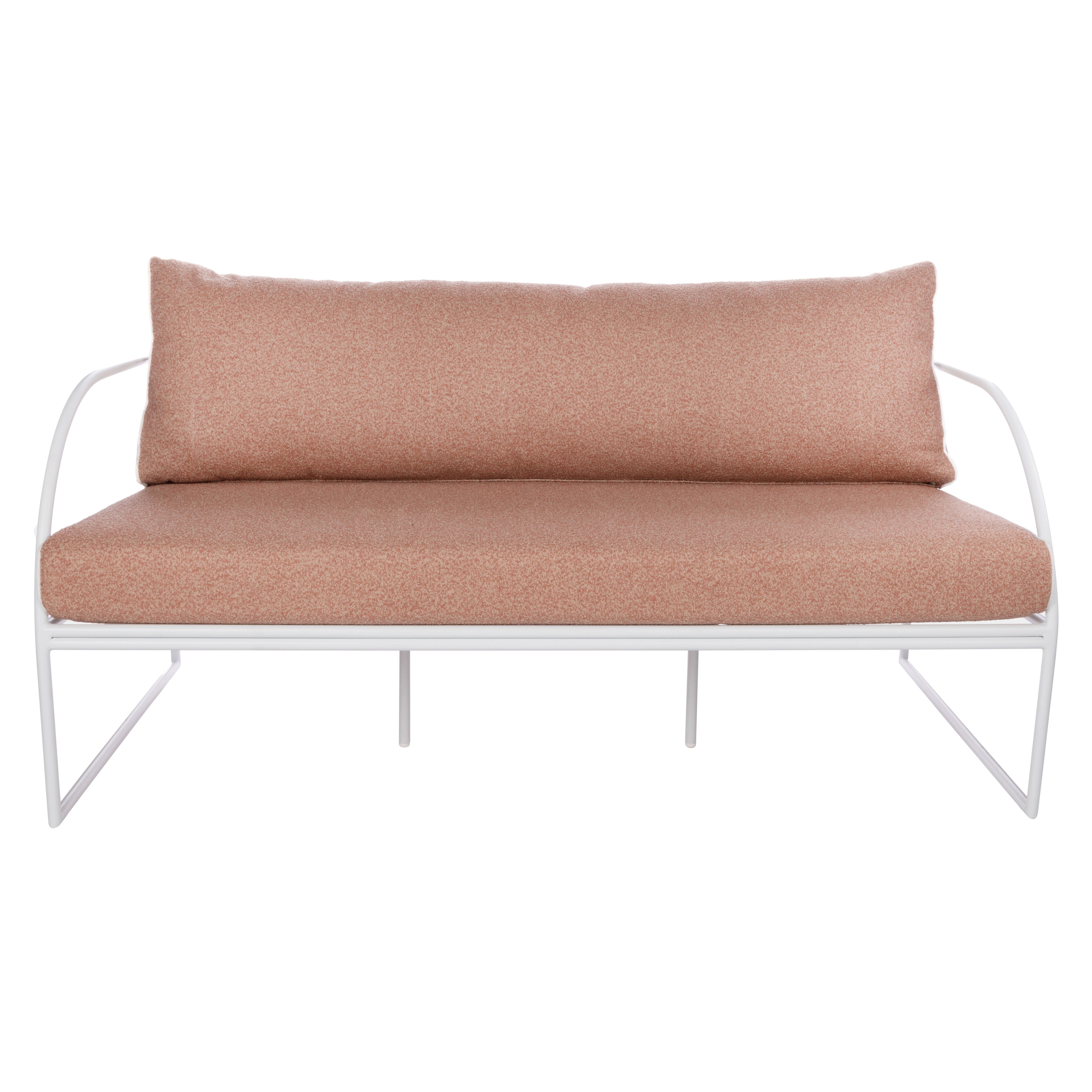Amalfi Reeve Outdoor 2 Seater Sofa Pink & White