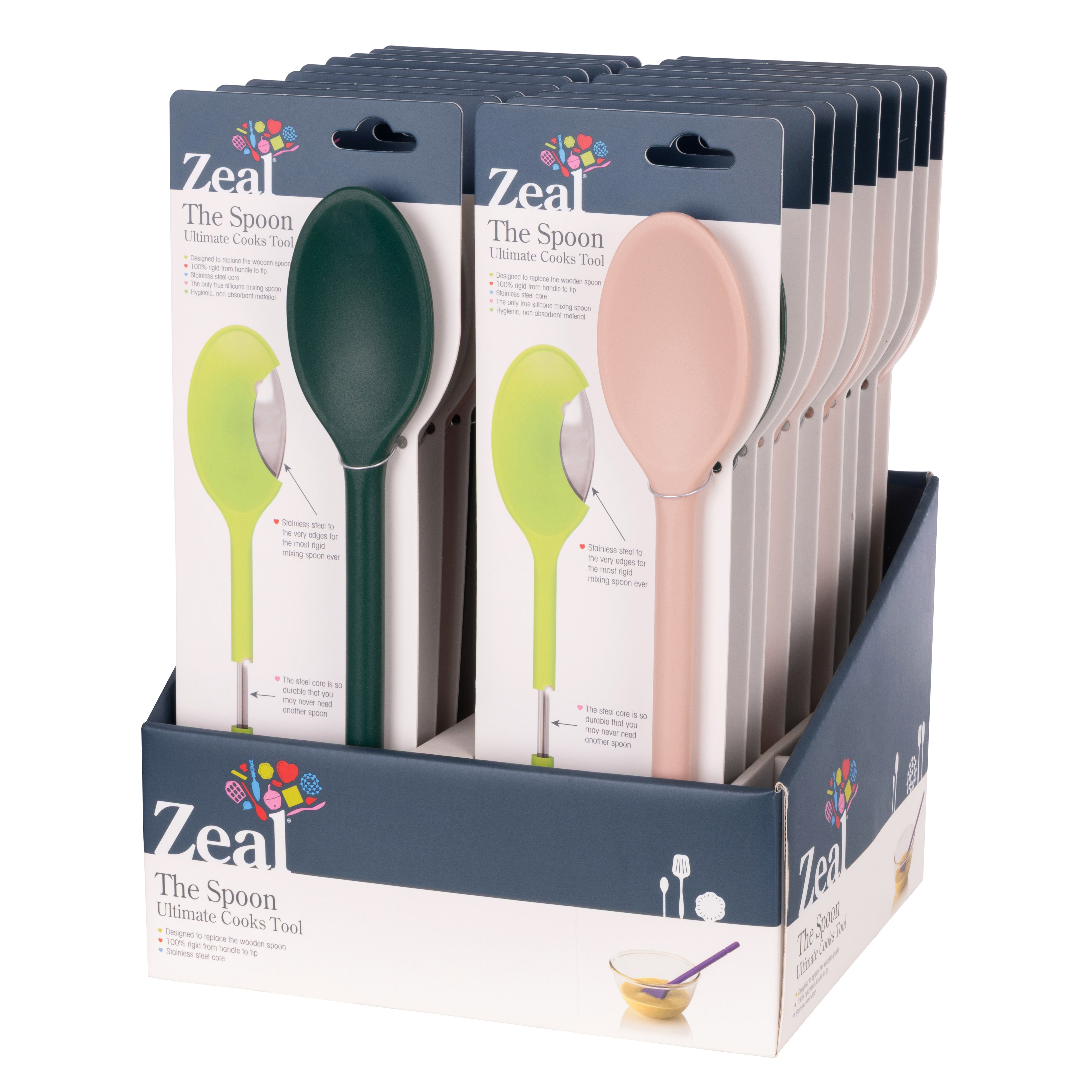 Zeal Silicone Cook's Spoon (Forest Blush)