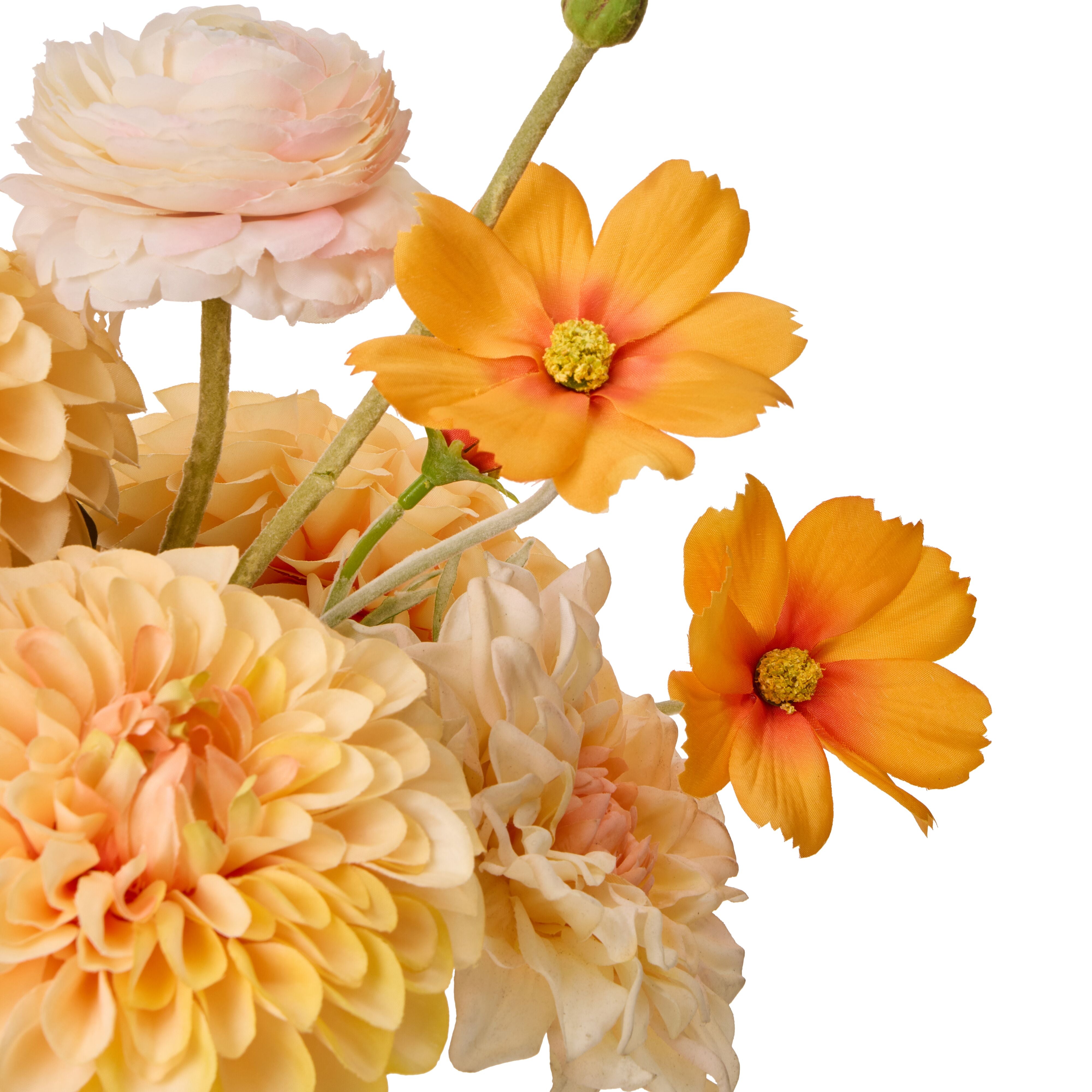 Rogue Cosmos Ranunculus Mix - Delos Vase Pink & Orange
