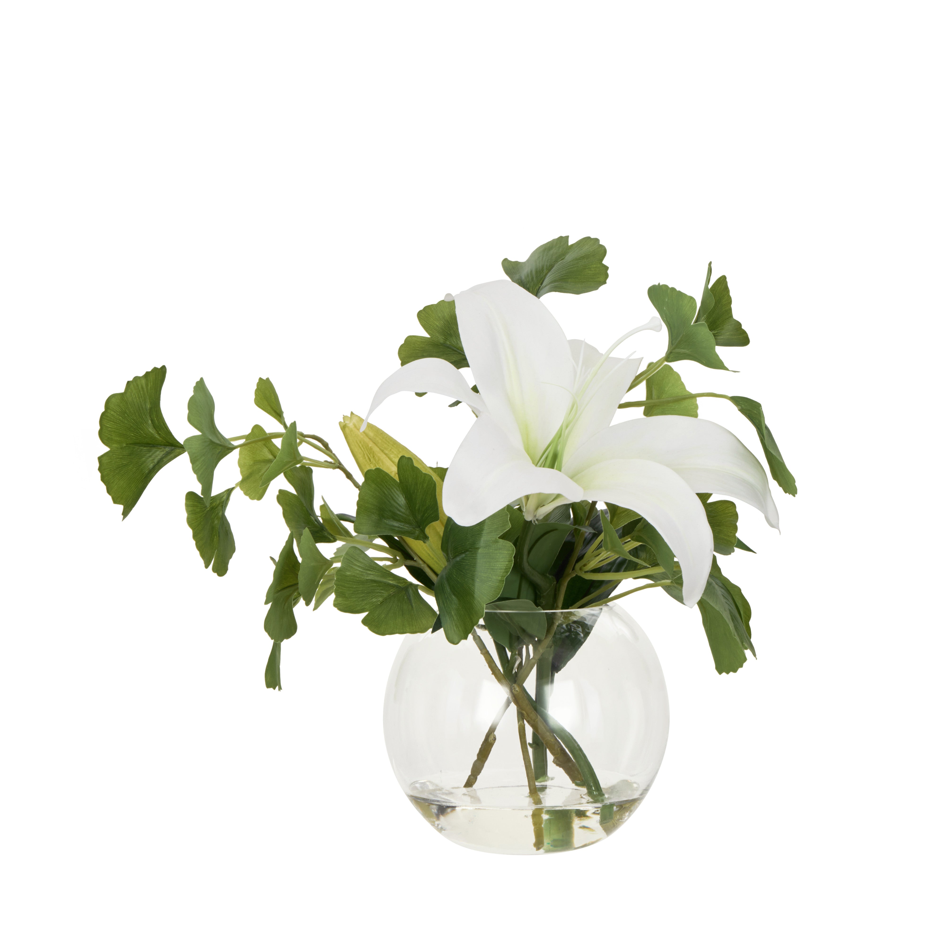 Rogue Casablanca Lily Ginkgo - Phoebe Vase