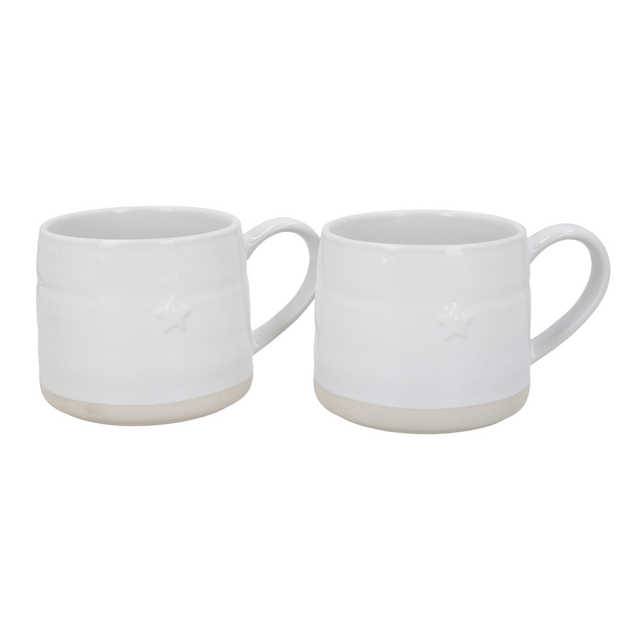 Mikasa Stoneware Cosy Mug Set 2 Piece 380ml (Star)