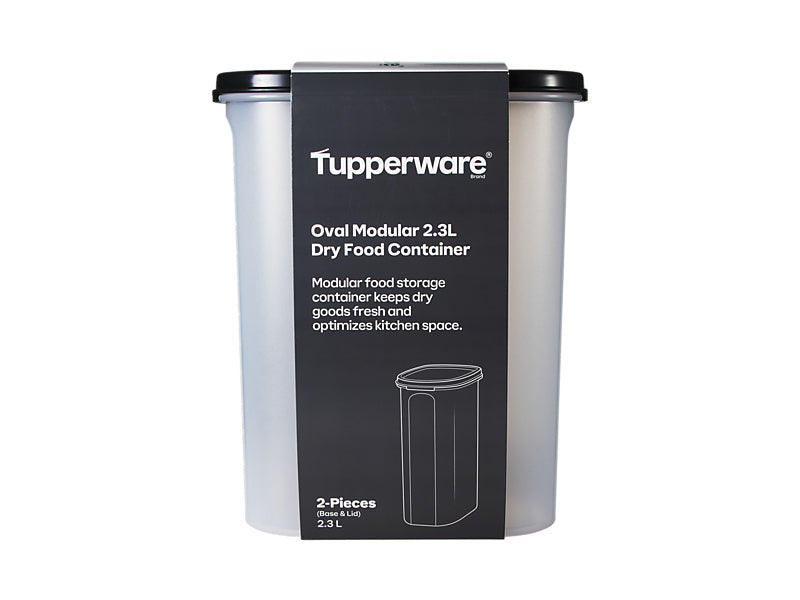 Tupperware Modular Oval Dry Food Container 2.3L
