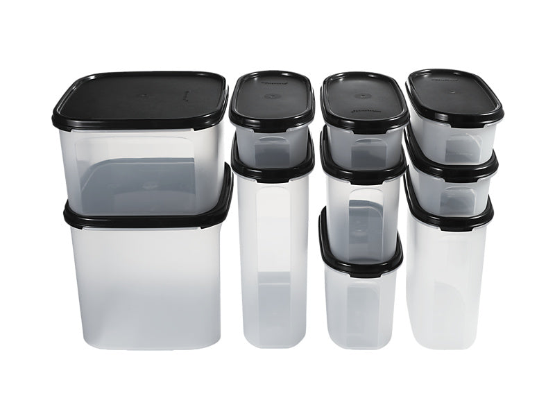 Tupperware Modular Dry Food Container Set of 10 Gift Boxed