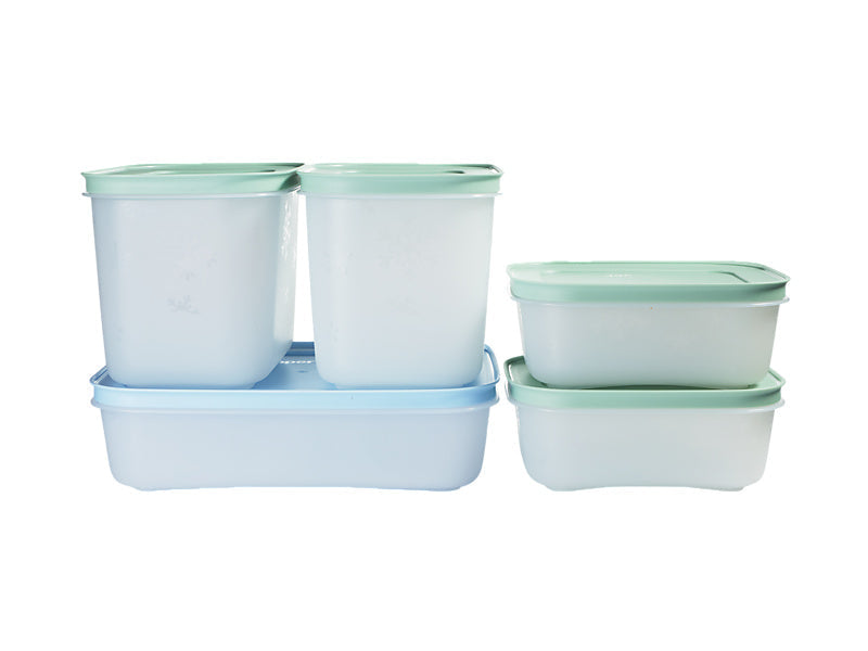 Tupperware Freezable Container Set of 5 450ml/1L/1.1L Gift Boxed