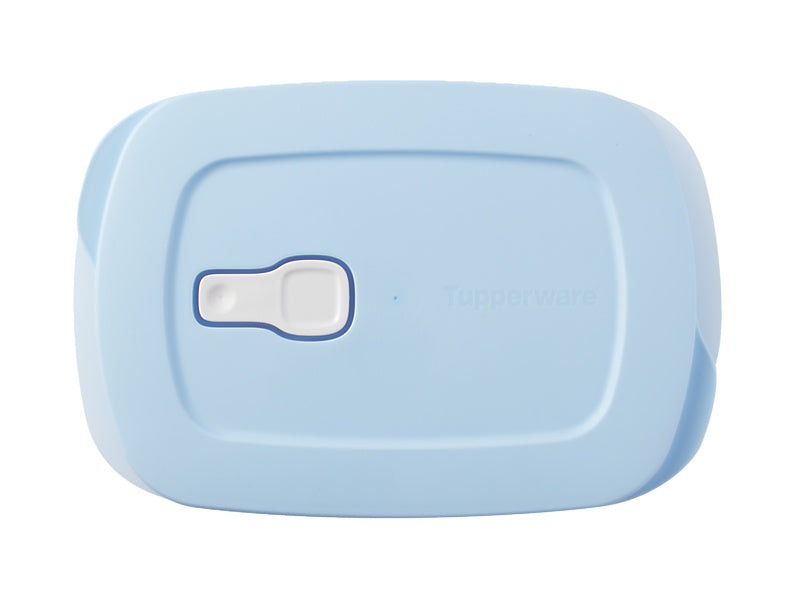 Tupperware Microwavable Rectangle Food Container 1L Blue