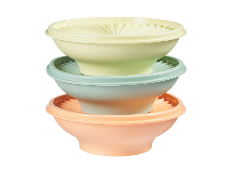 Tupperware Heritage Salad Bowl Set of 3 400ml