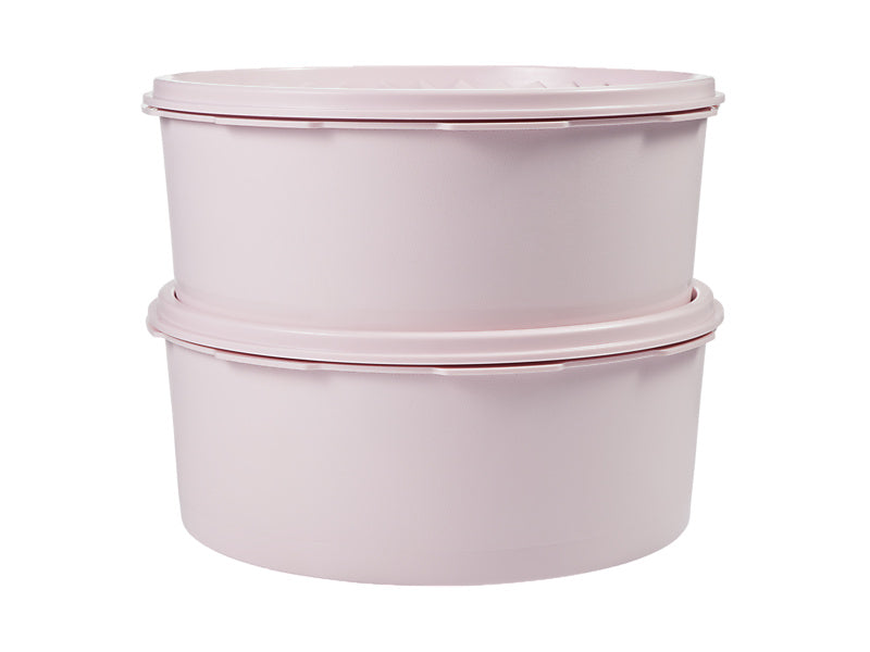Tupperware Heritage Canister Set of 2 1.8L Pink