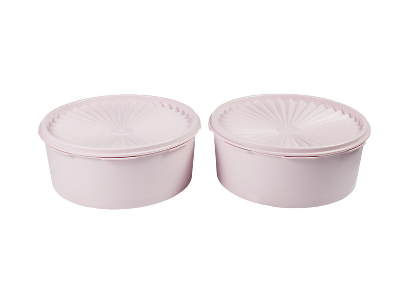 Tupperware Heritage Canister Set of 2 1.8L Pink