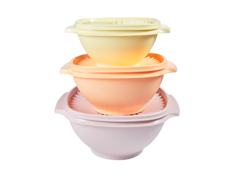 Tupperware Heritage Bowl Set of 3 860ml/1.3L/1.9L