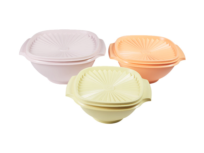 Tupperware Heritage Bowl Set of 3 860ml/1.3L/1.9L