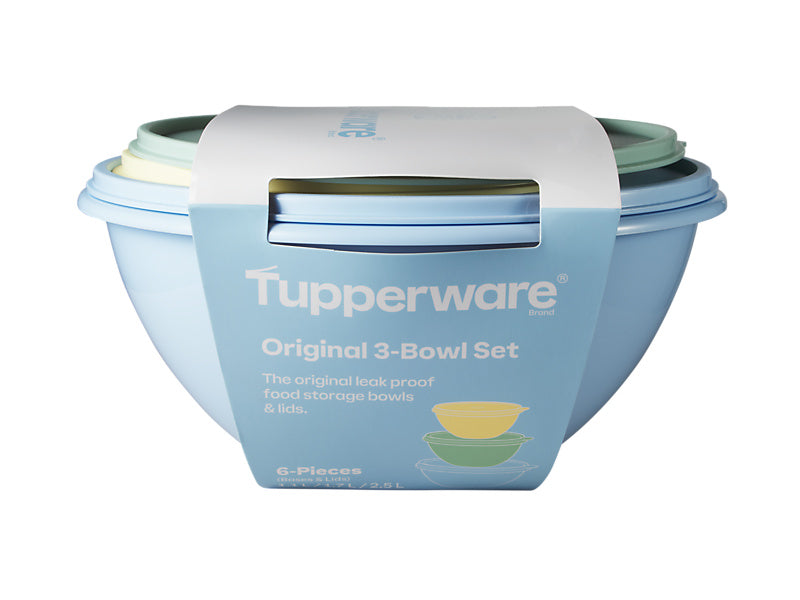 Tupperware Original Bowl Set of 3 1.1L/1.7L/2.5L