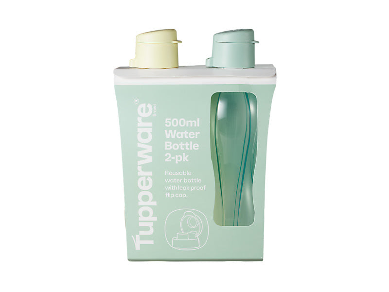 Tupperware Eco Water Bottle Set of 2 500ml