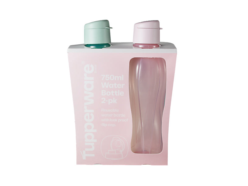 Tupperware Eco Water Bottle Set of 2 750ml