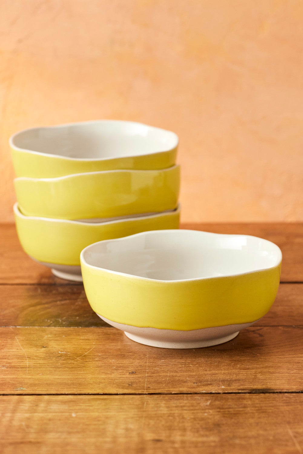 Jamie Oliver Big Love 16cm Brilliant Bowls Set of 4 Yellow