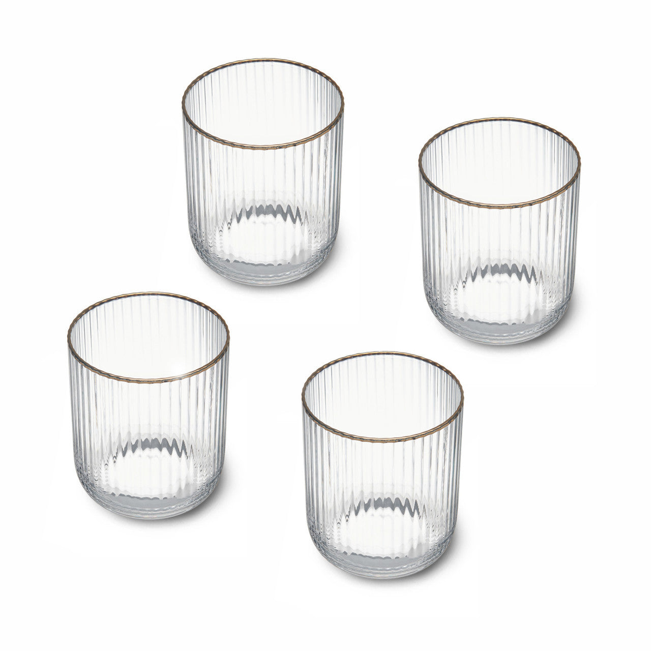 Mikasa Sorrento Stemless Glass Set 4 Piece 400ml