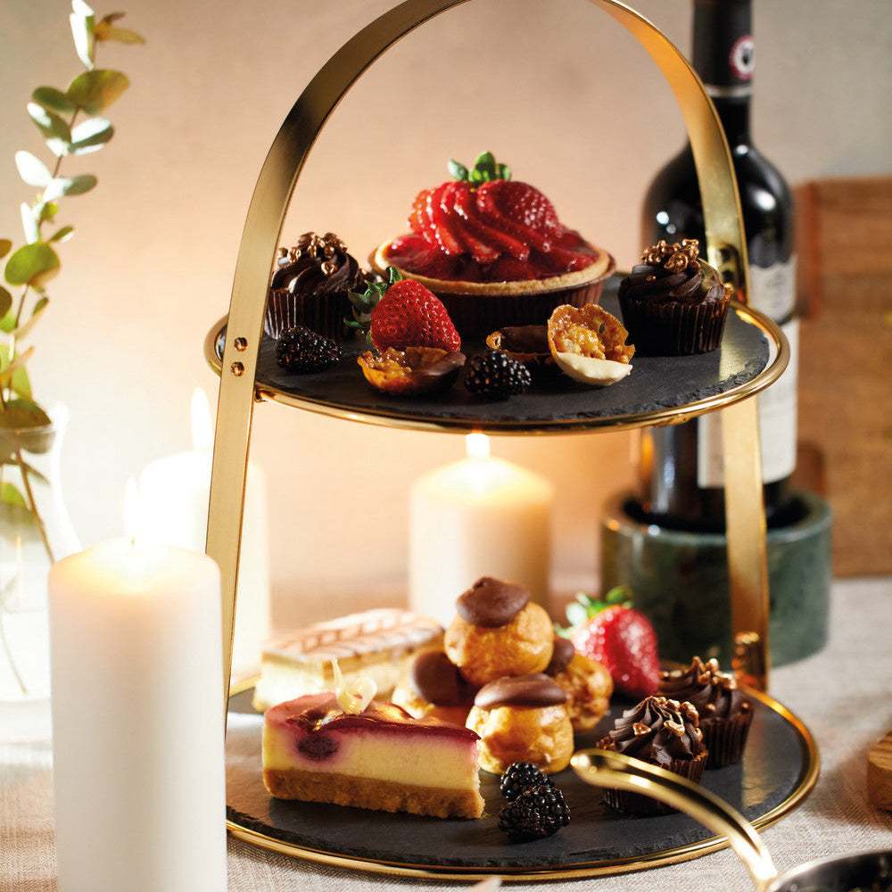 Artesà Arch Frame Slate Serving Stand