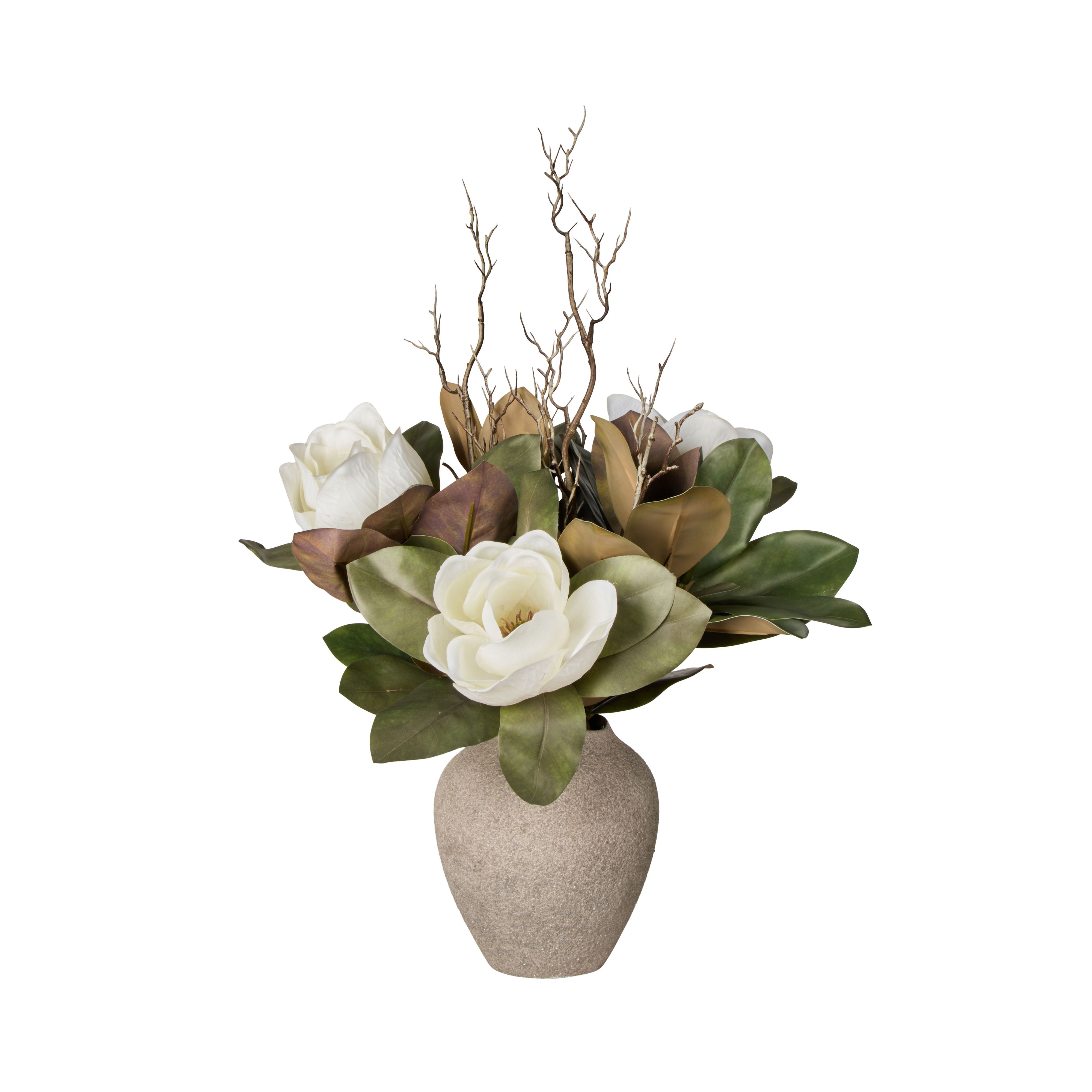 Rogue Magnolia Twig - Elsie White & Green 69cm