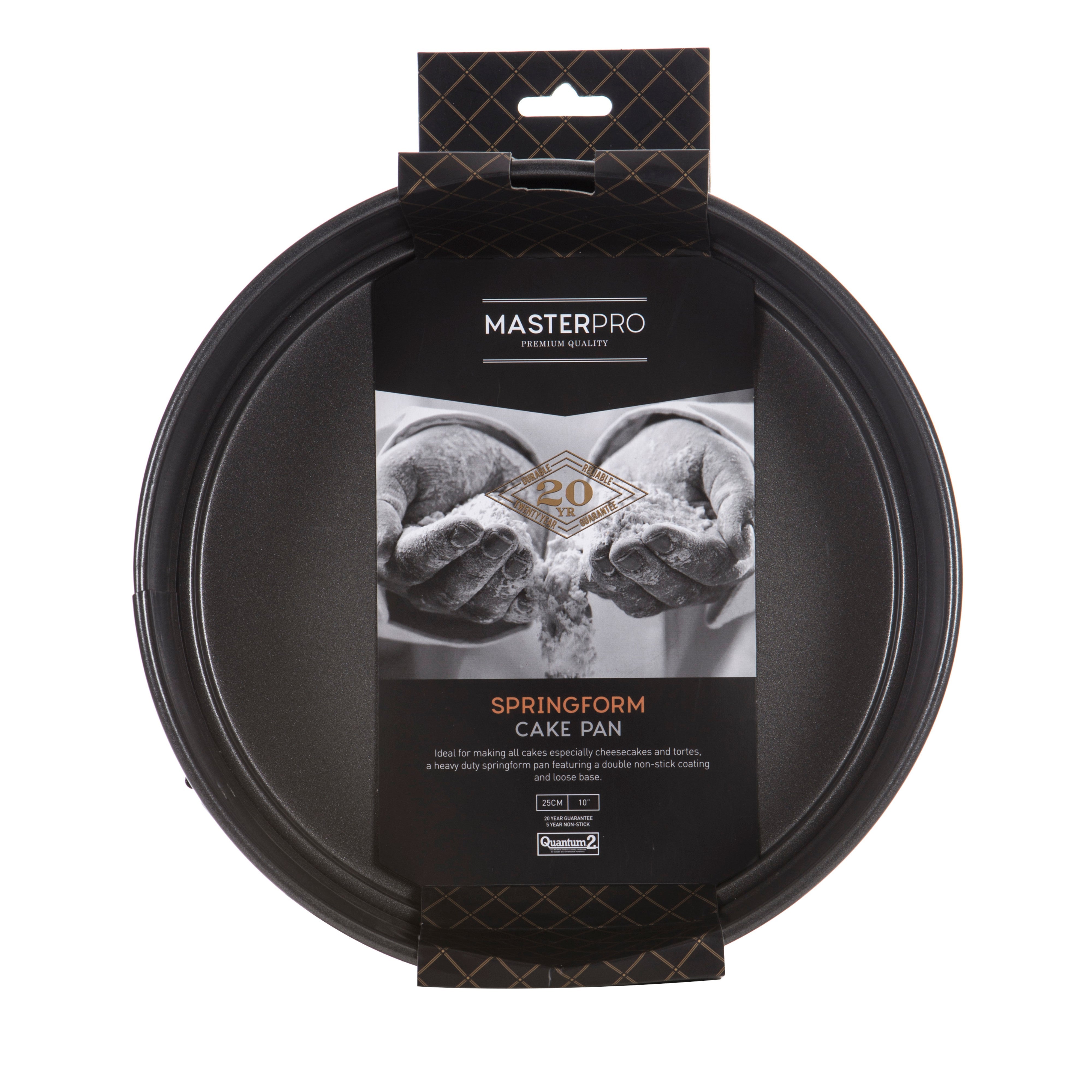 MasterPro Non-Stick Springform Round Cake Pan 25cm