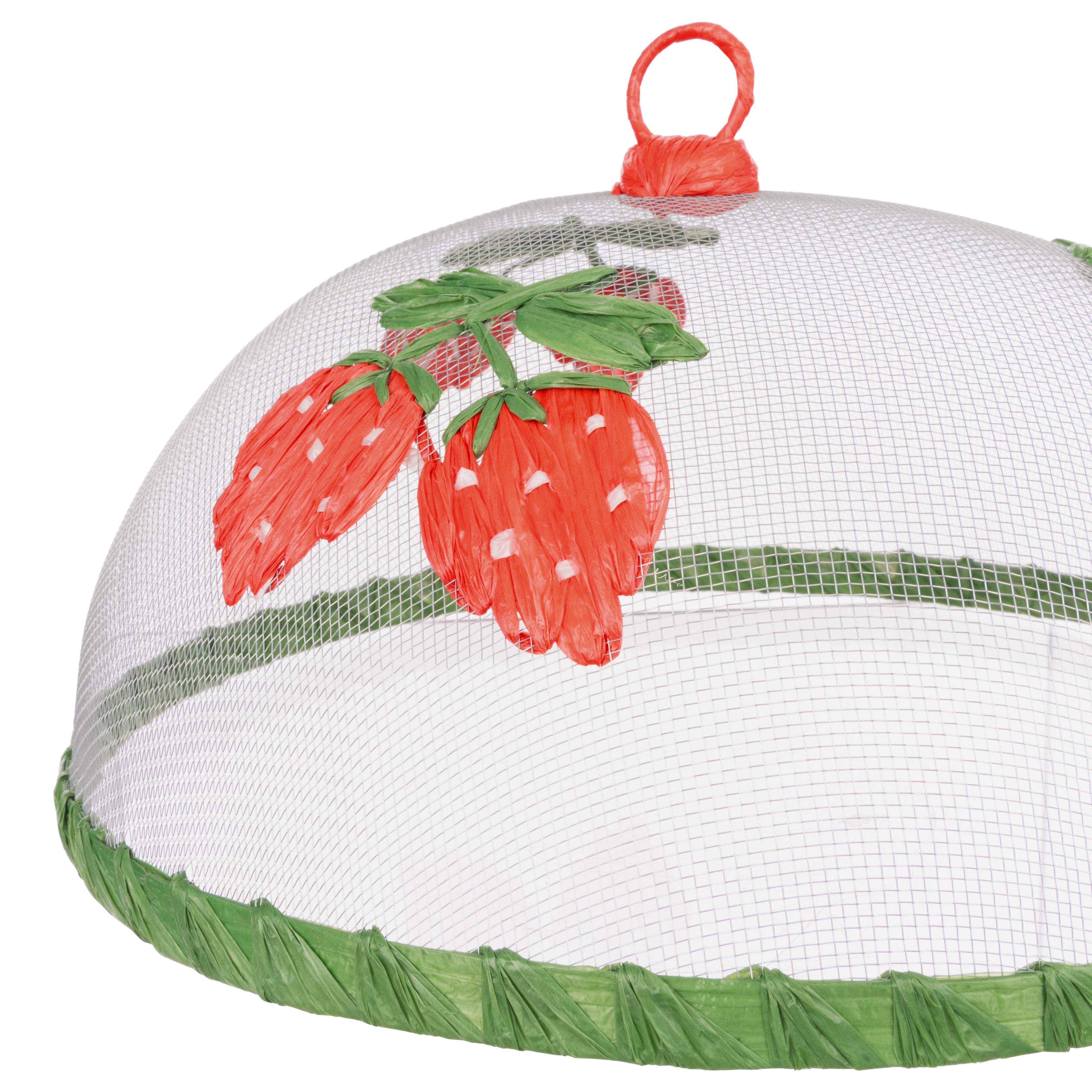 Emporium Strawberry Fields Food Cover Red & Green