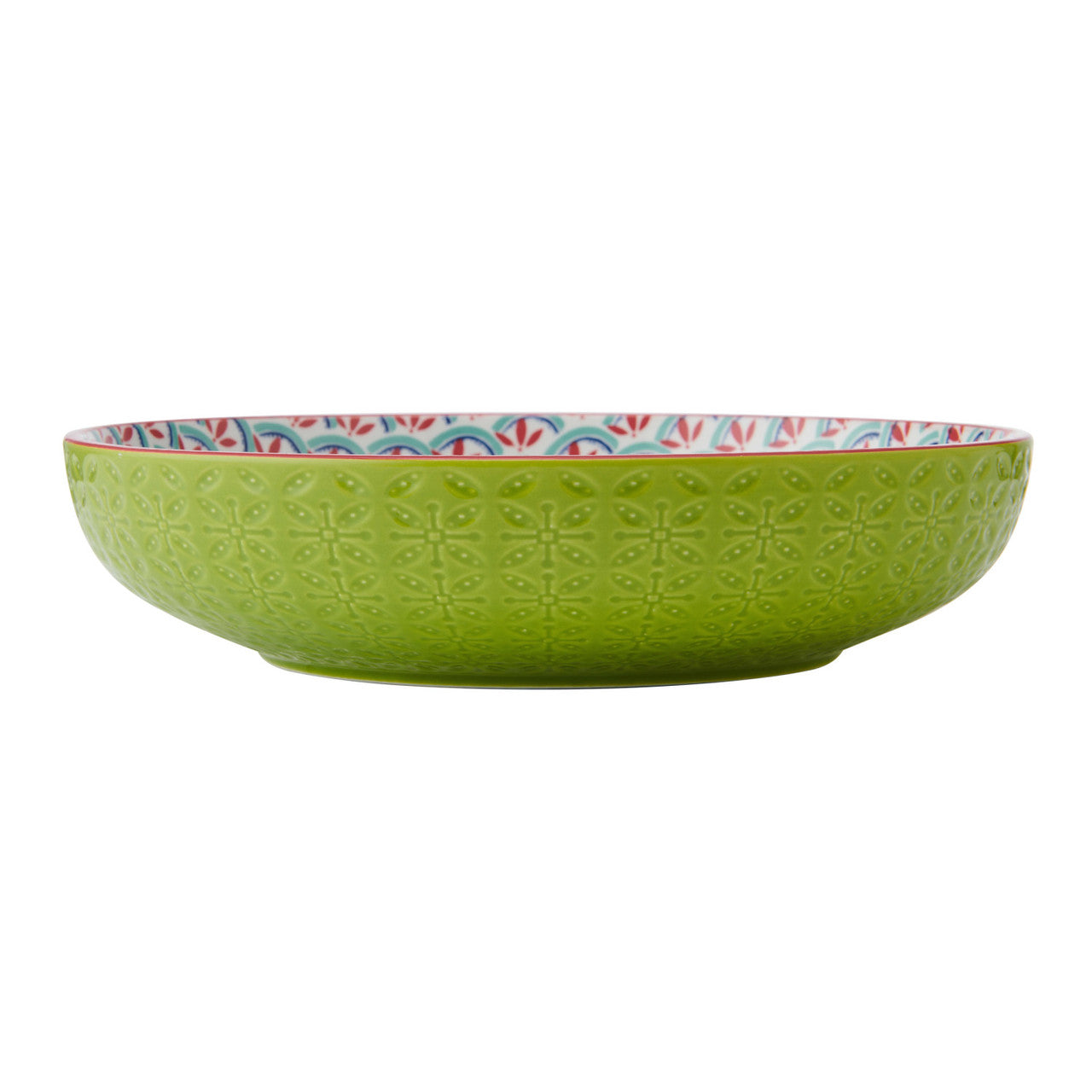 Mikasa Glazed Stoneware Coupe Bowl 21cm (Geometric Line)