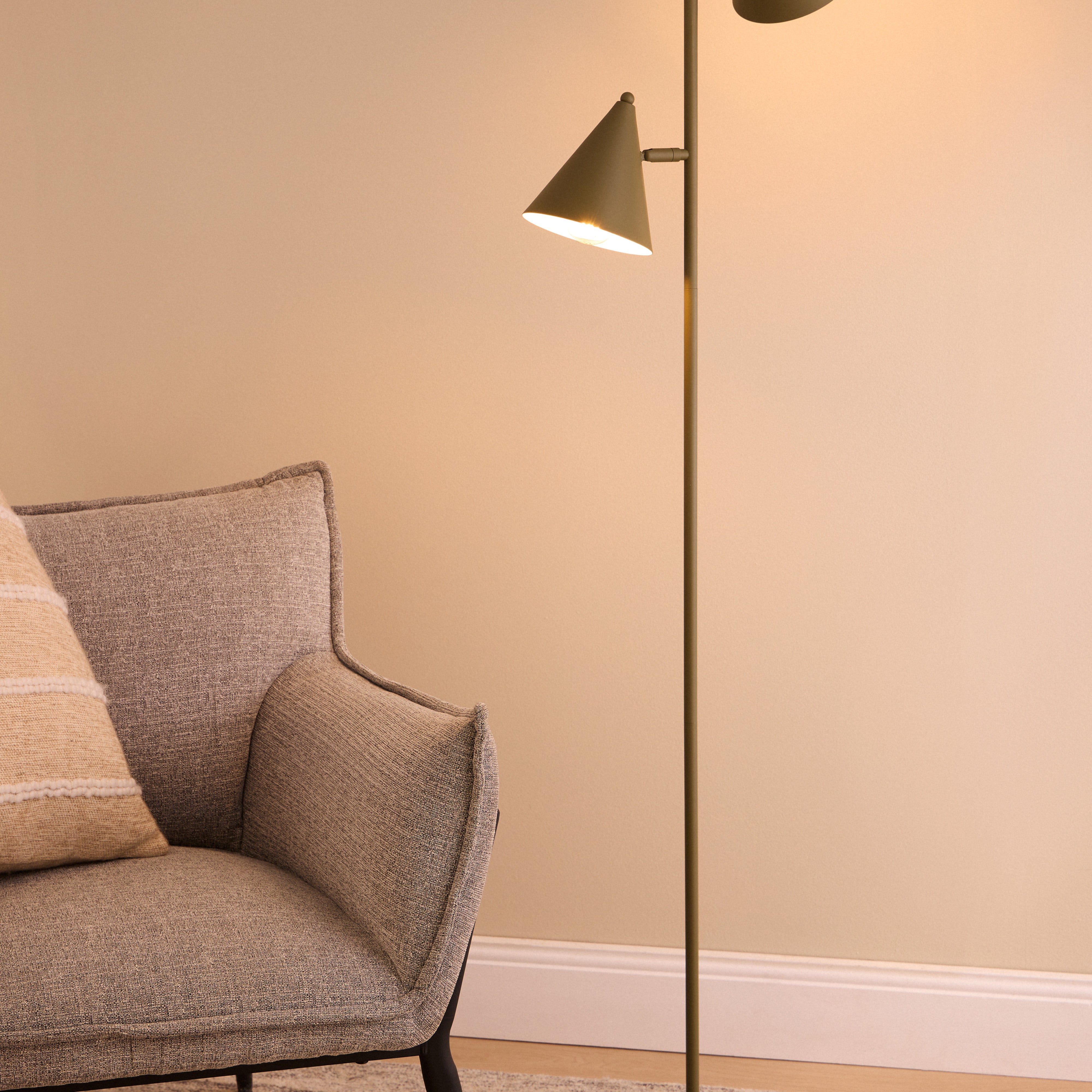 Amalfi Kennedy Floor Lamp Green
