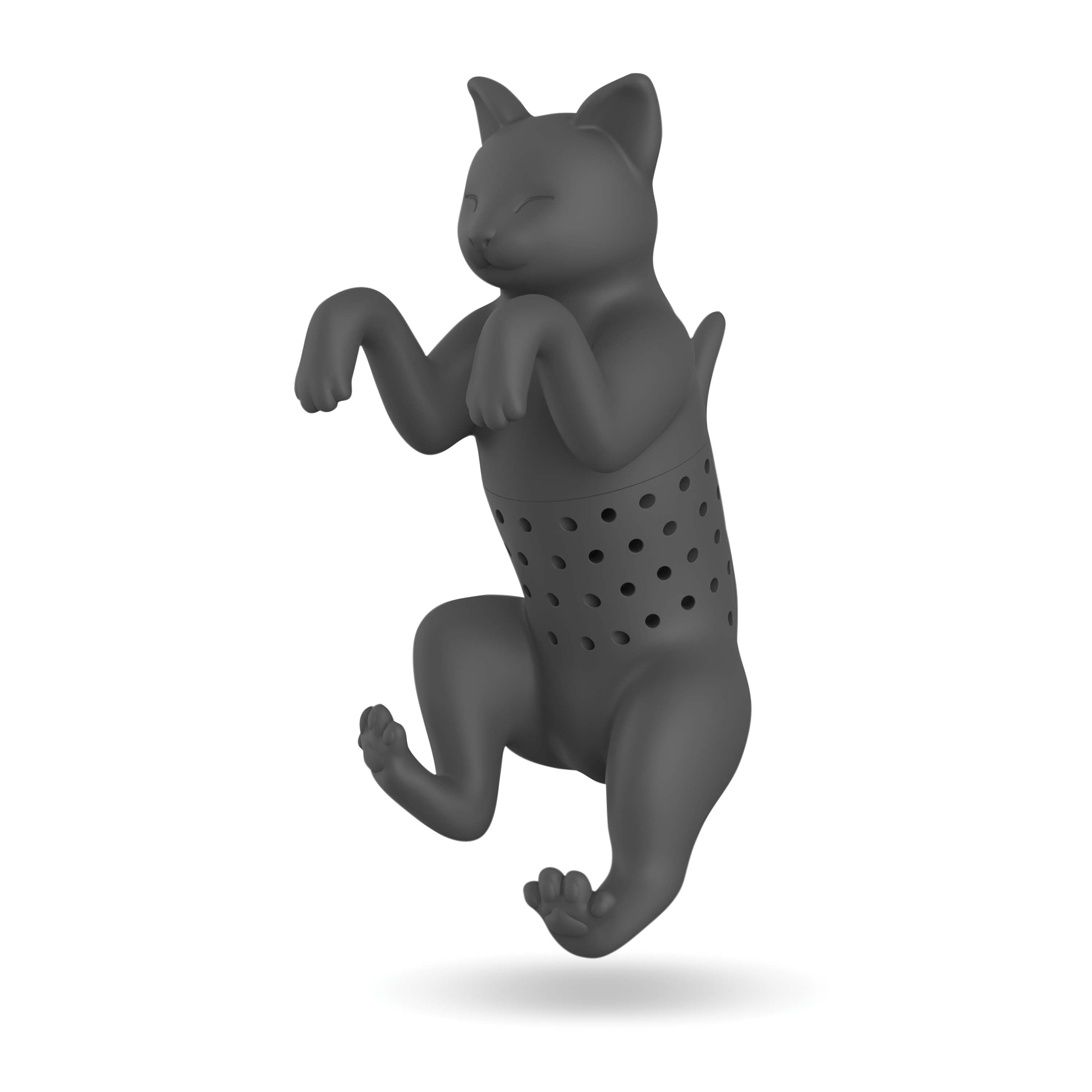 Fred Purr Tea Cat Tea Infuser Black