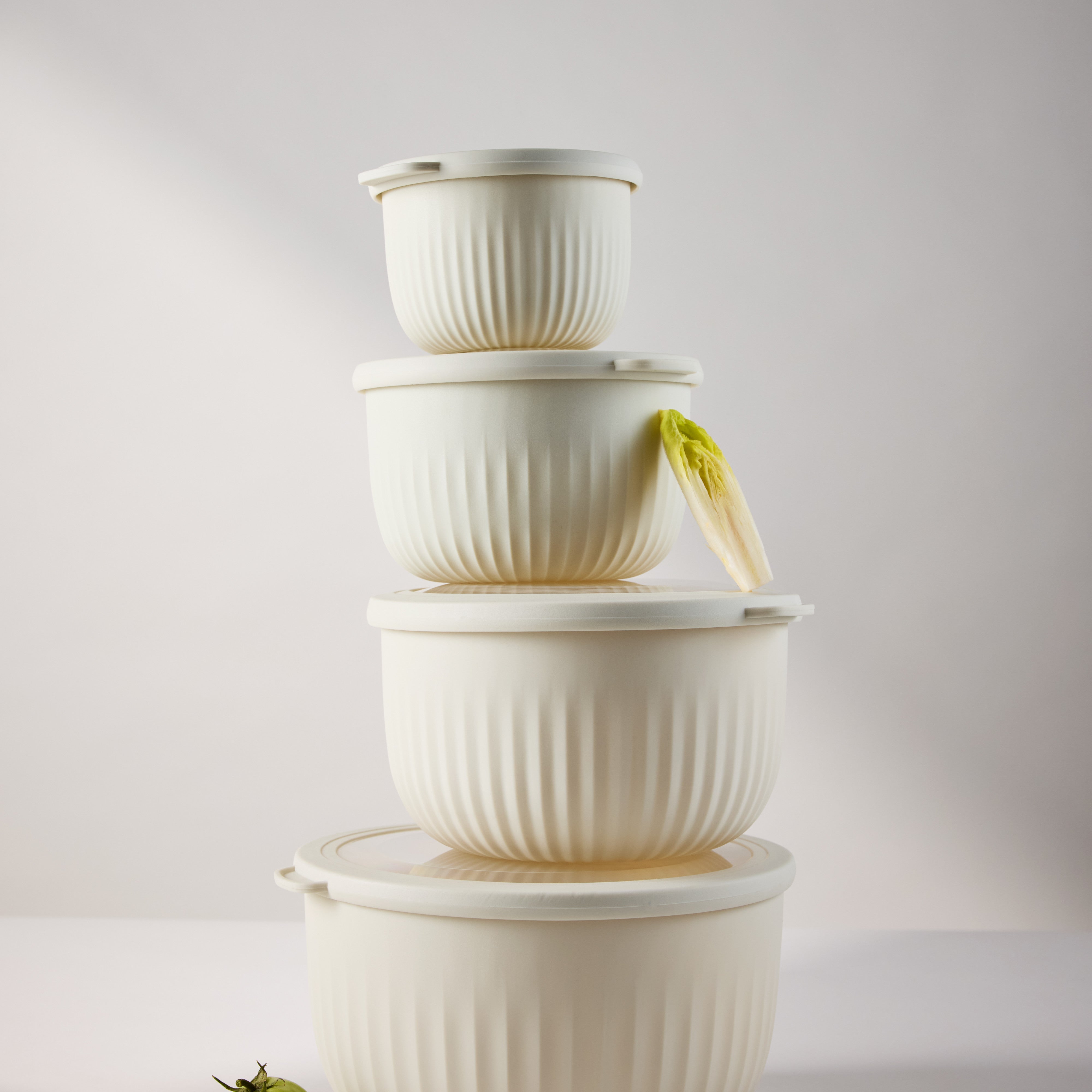 SVNA Stack & Store Deep 4 Piece Set Cream