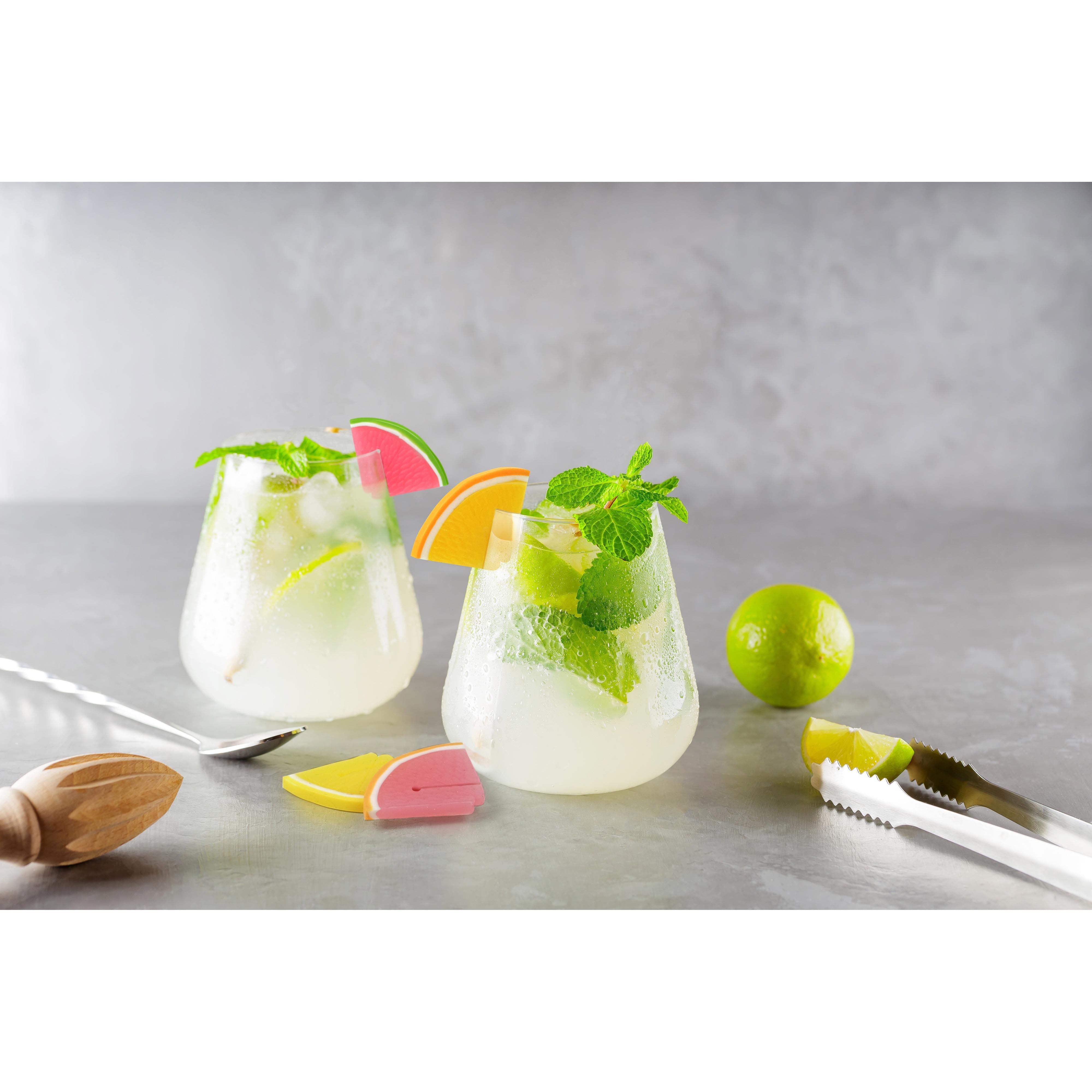 Fred Fruit Cocktail Drink Markers 6 Piece Set Multi-Coloured