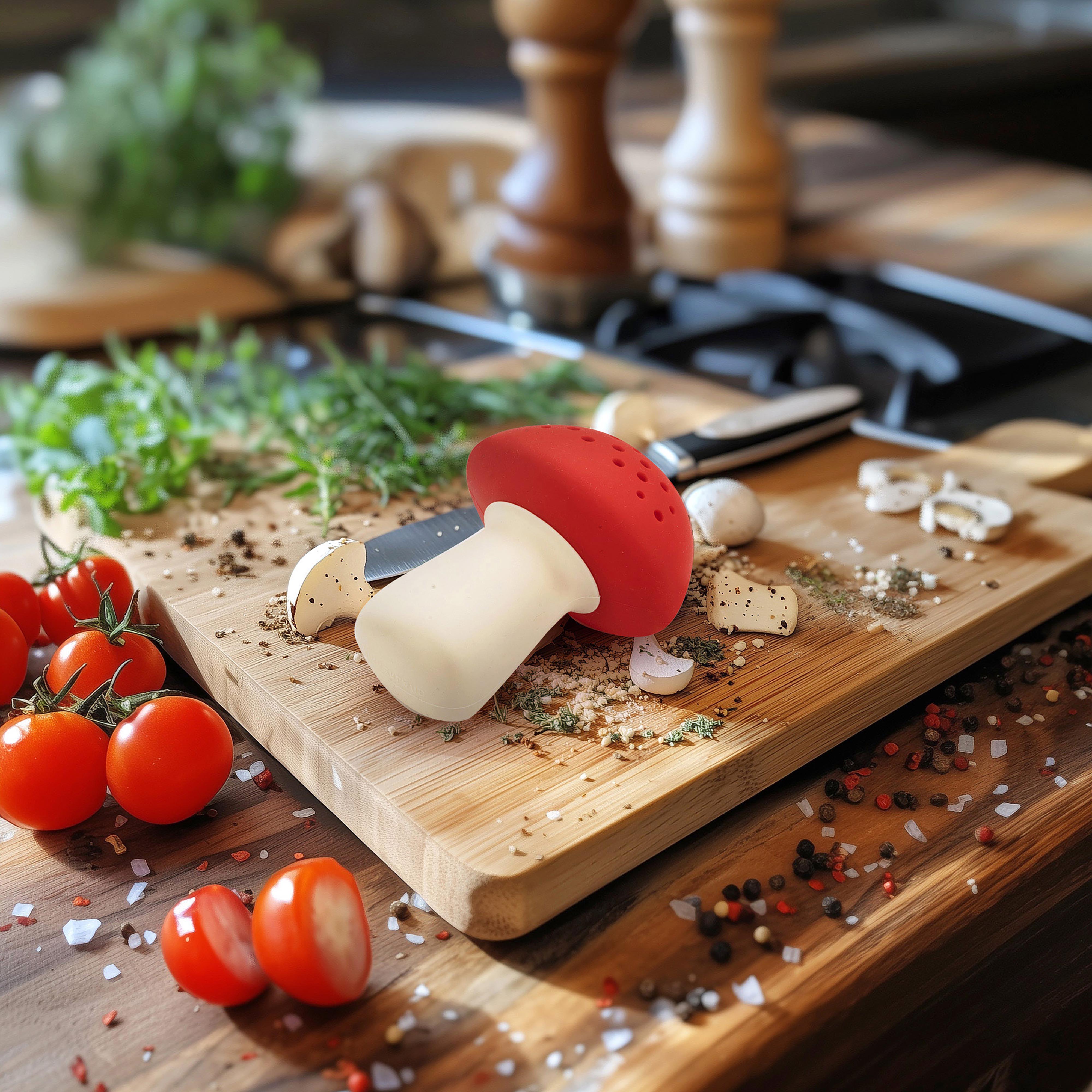 Kikkerland Mushroom Herb Infuser Multi-Coloured