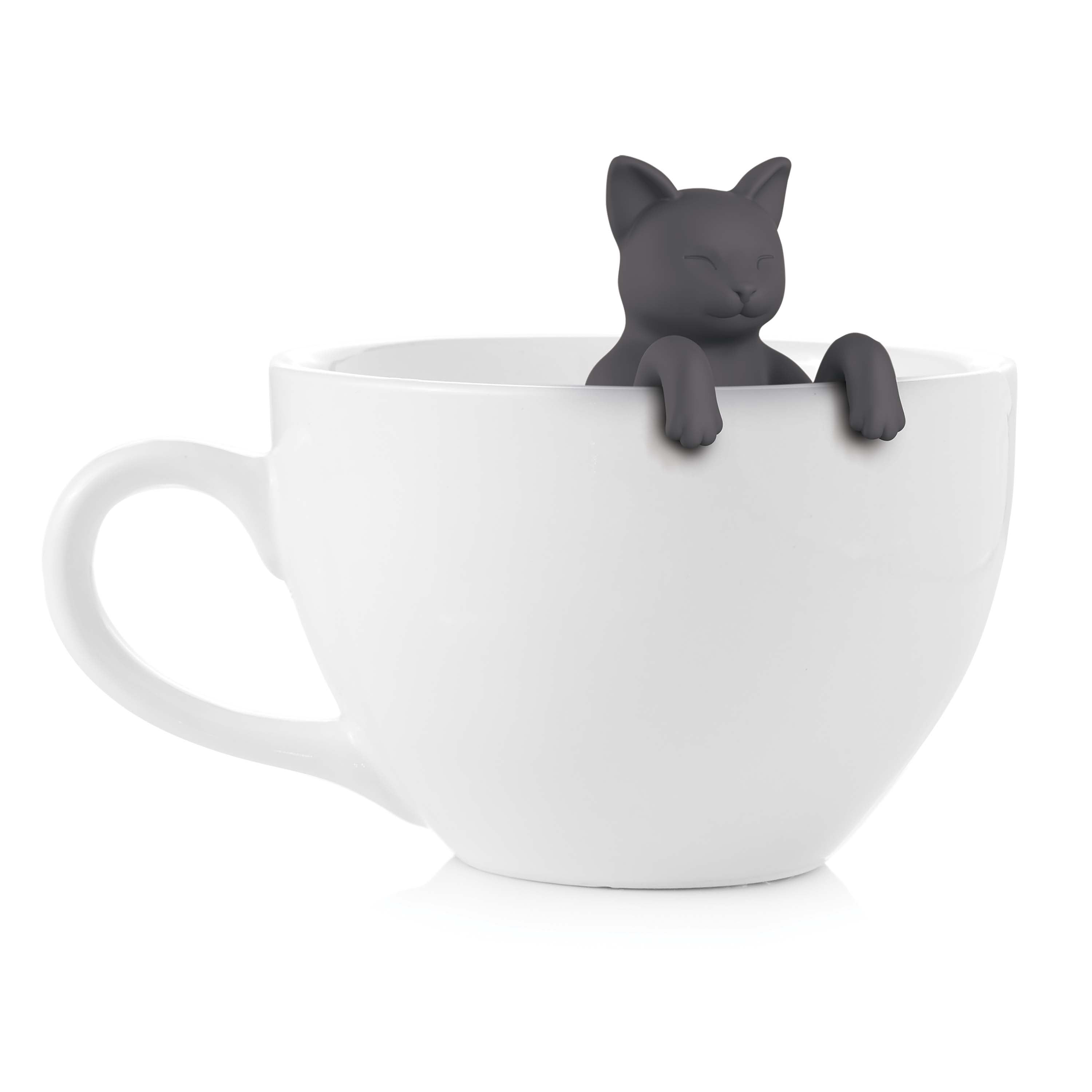 Fred Purr Tea Cat Tea Infuser Black