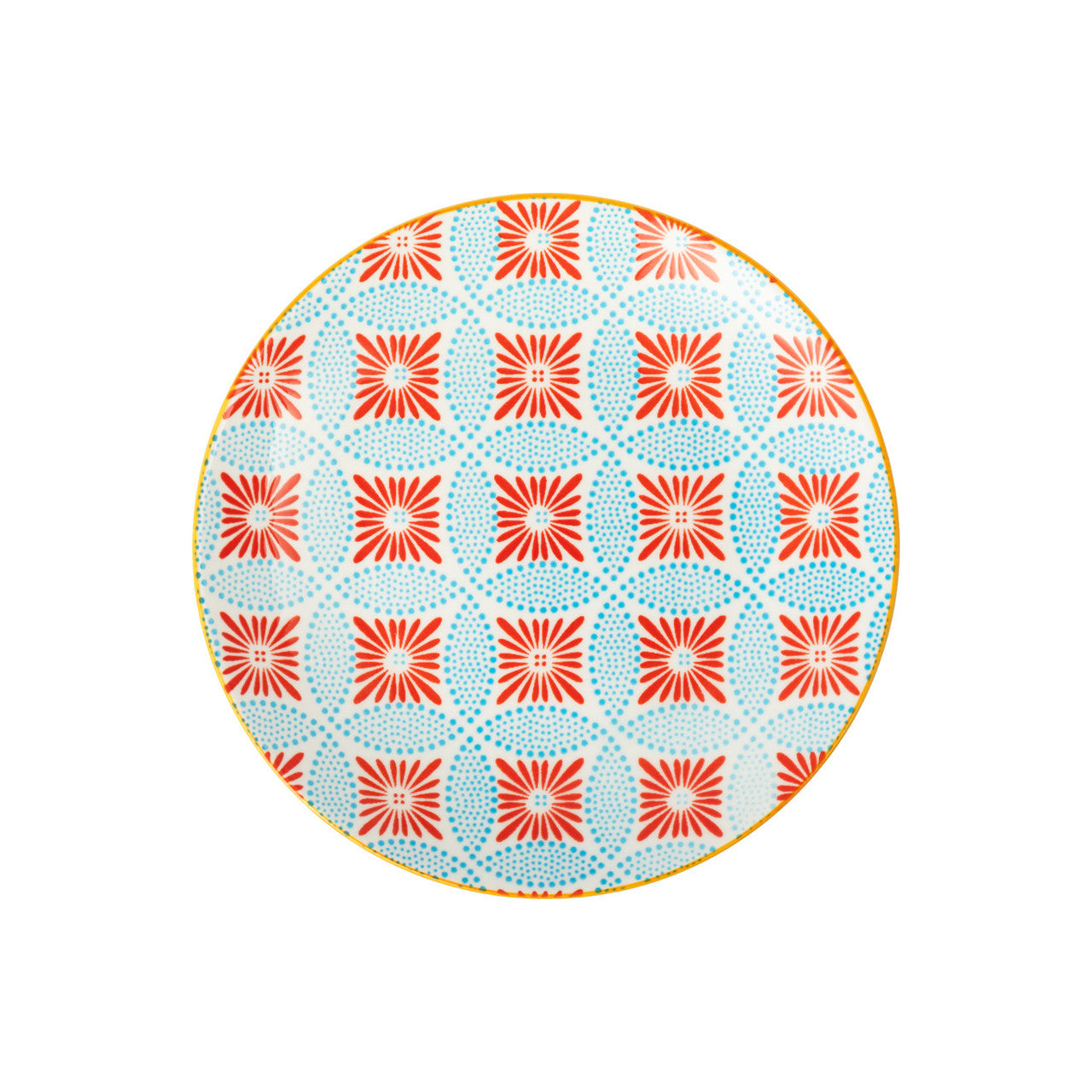 Mikasa Stoneware Side Plate 18cm (Blue Mosaic)