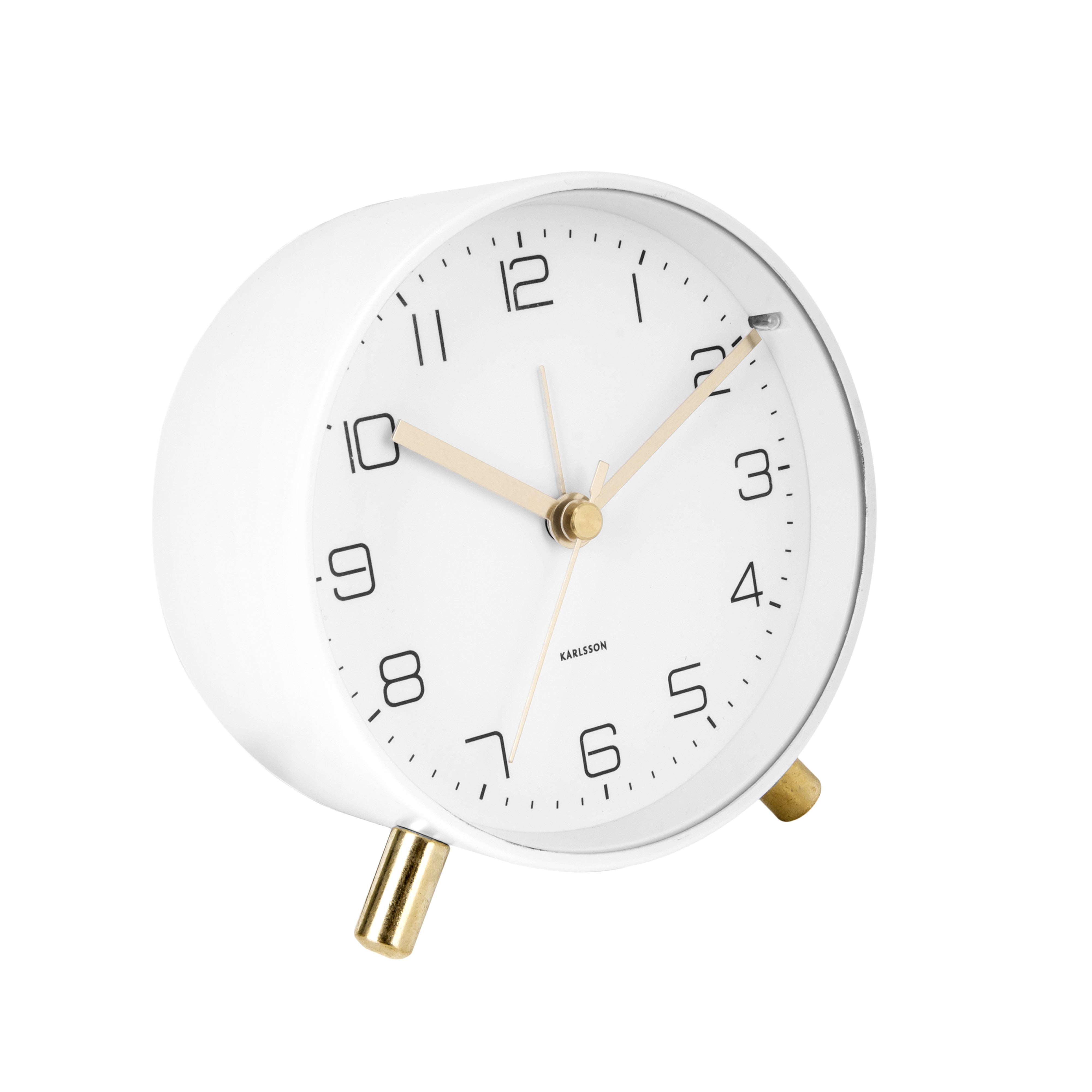Karlsson Lofty Alarm Clock White