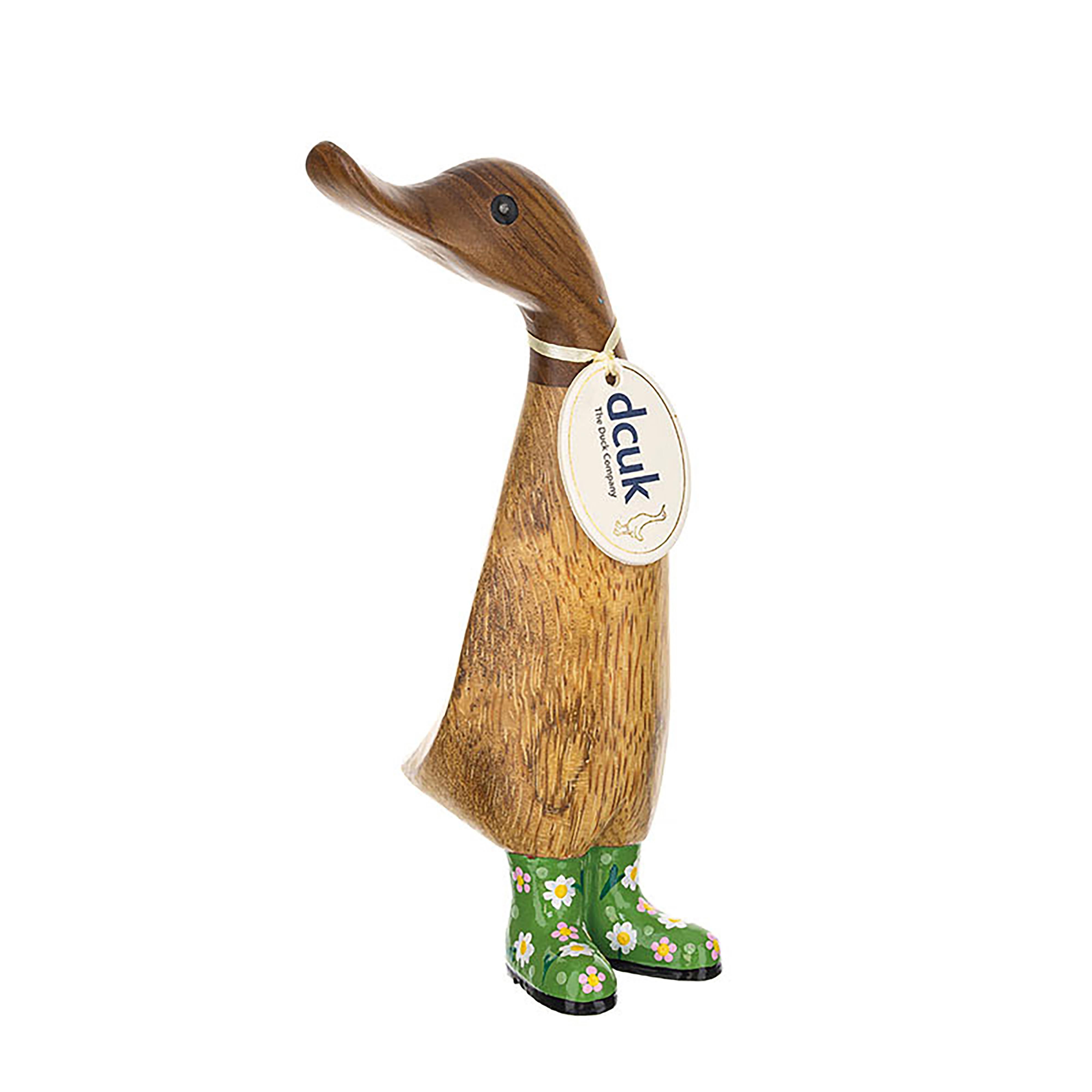 DCUK Natural Welly Duckling Flowers Assorted