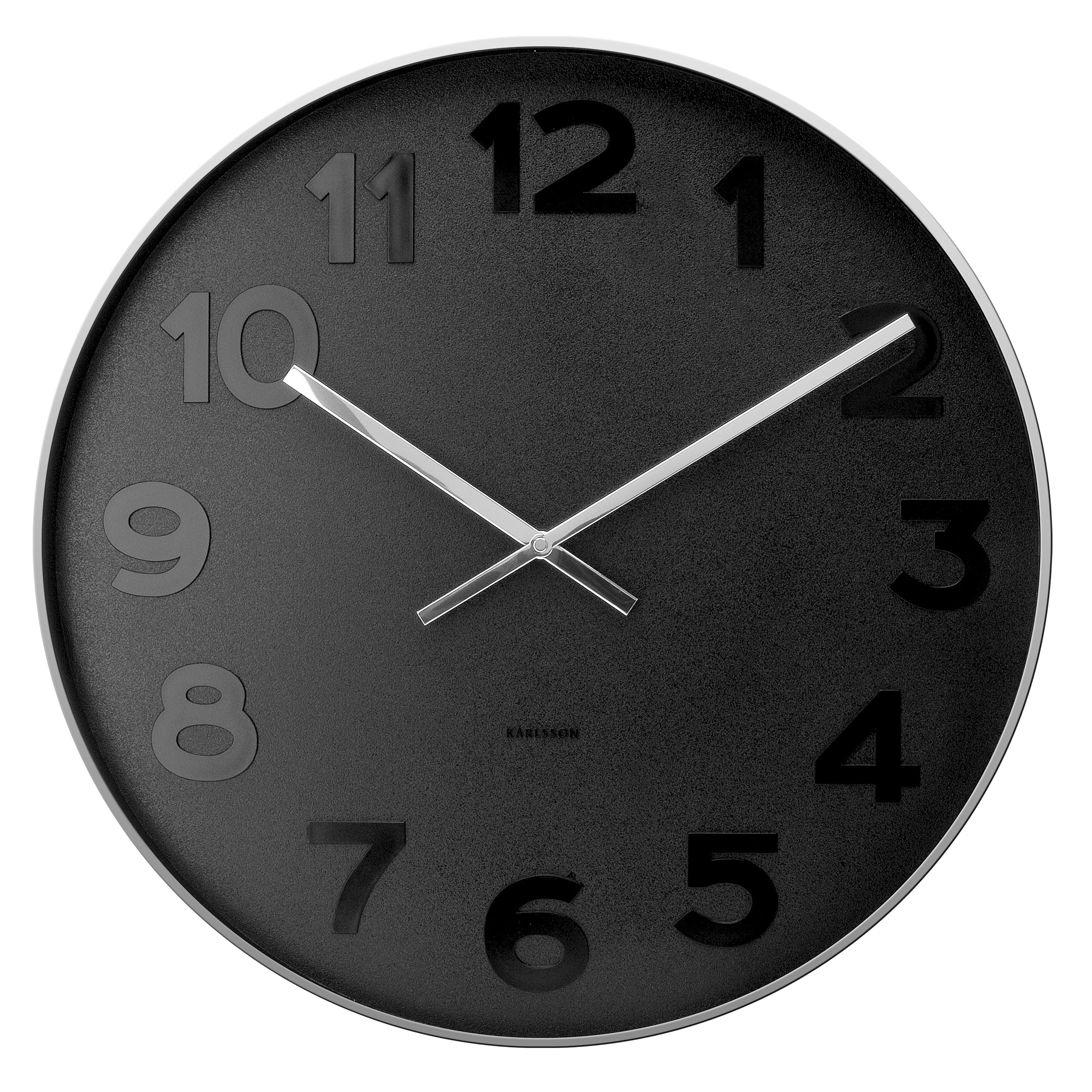 Karlsson Mr Black Wall Clock 51cm