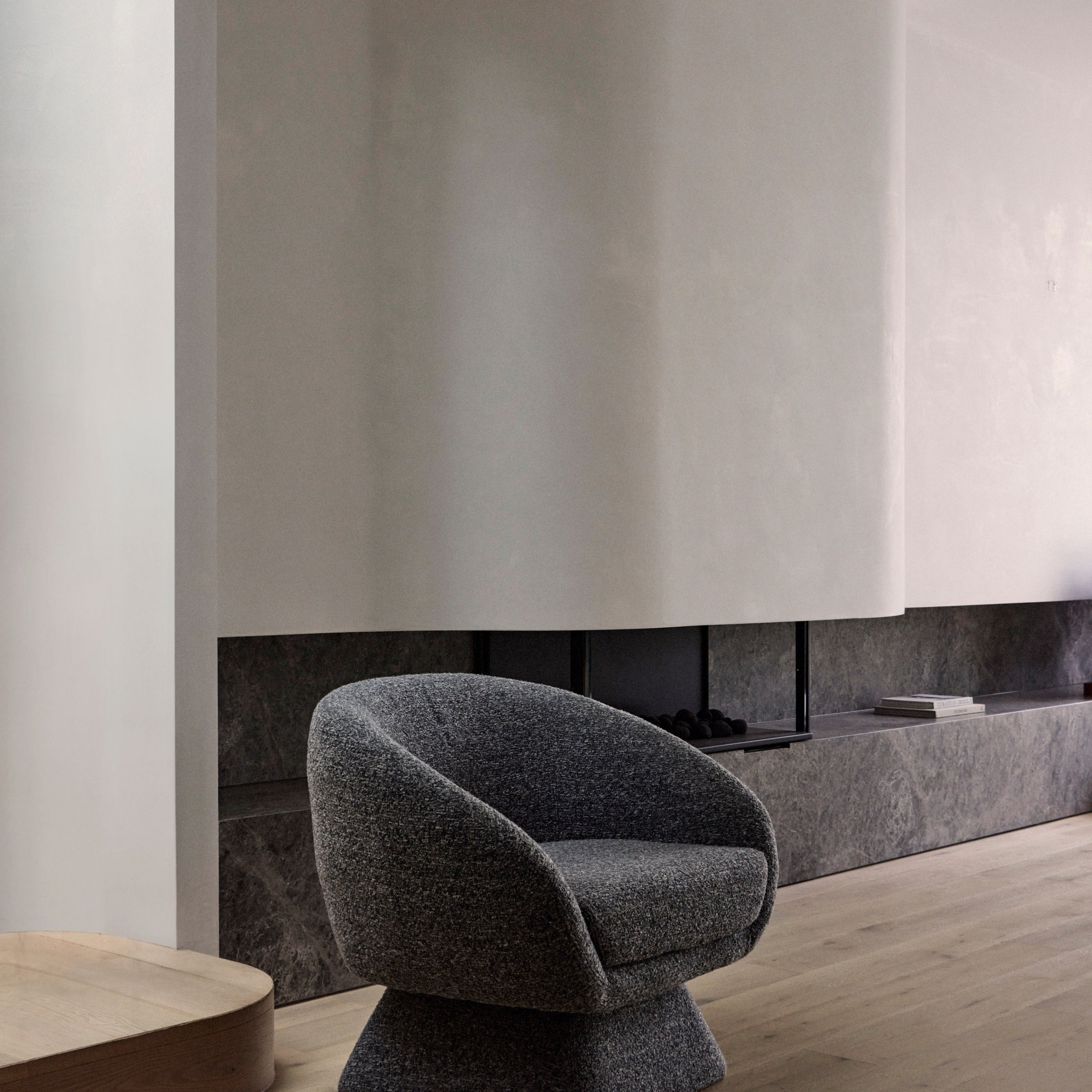 Grand Designs Lucca Swivel Chair Grey